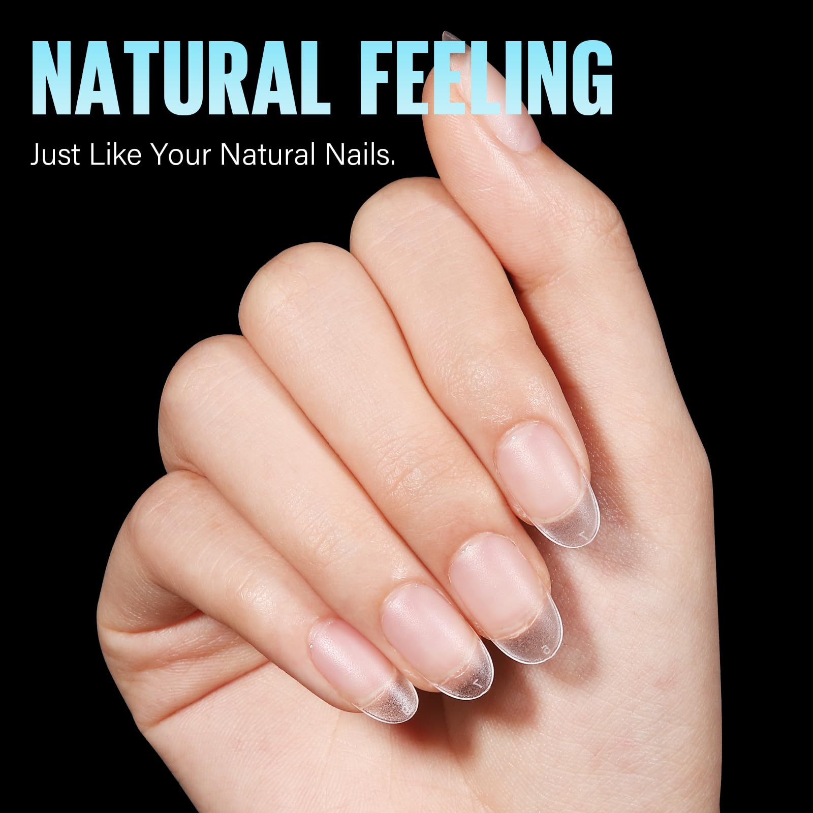 TOMICCA Short Oval Nail Tips - Image 3