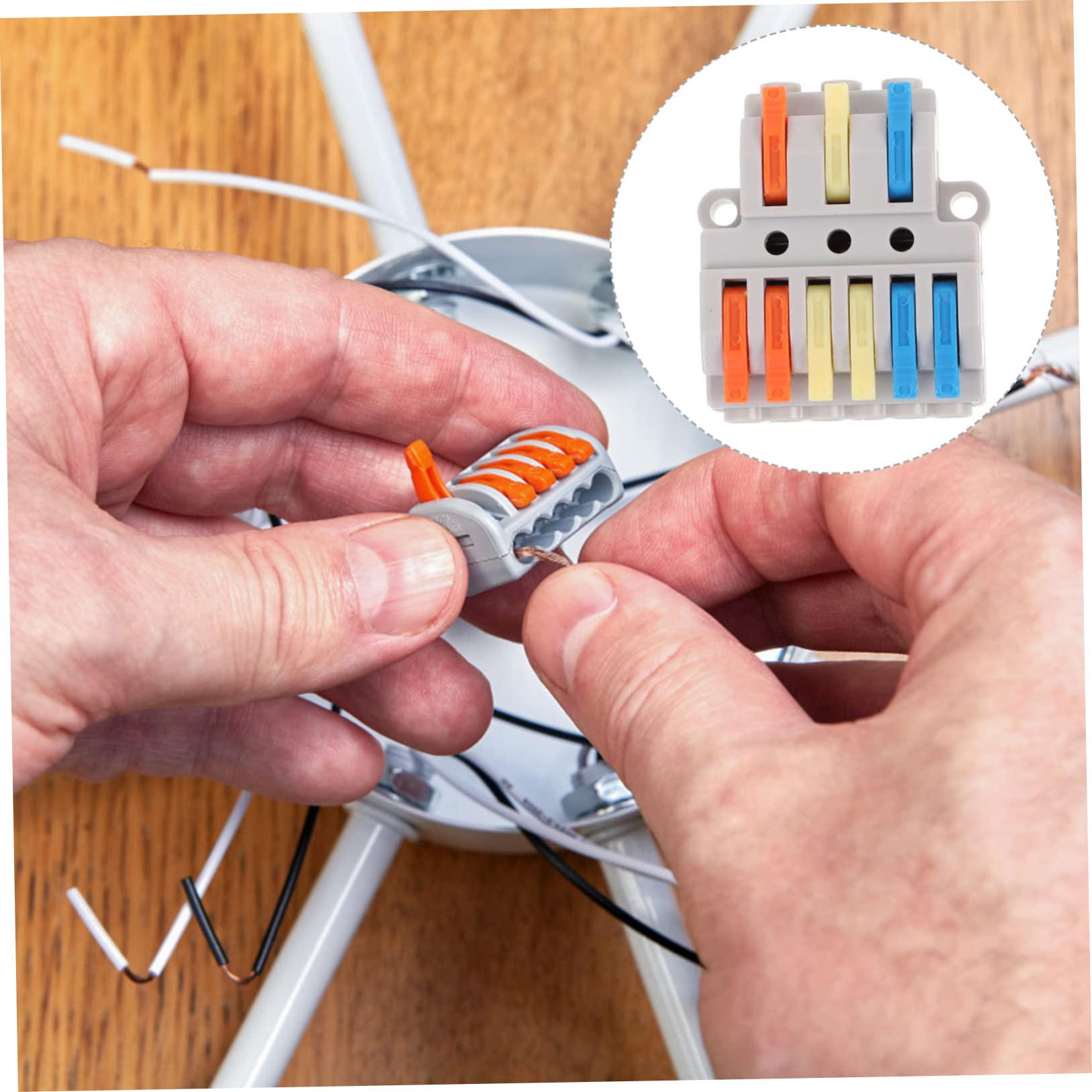 Iplusmile 50-teiliges Hebelverbinder-Set – Kabelverbinder Für Auto, Elektro & DIY, 600V/32A, Nylon+Kupfer, Schnelle Drahtklemmen Ohne Werkzeug