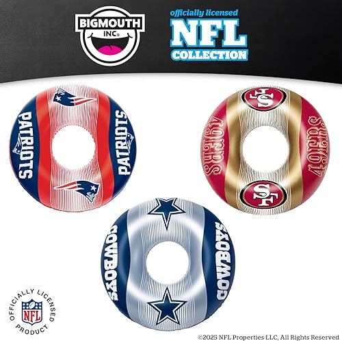 Miniatura 6 de BigMouth 36 Inflatable Pool Floats Officially Licensed NFL Fan Gear Merchandise Inner Tube for Adults and Teens