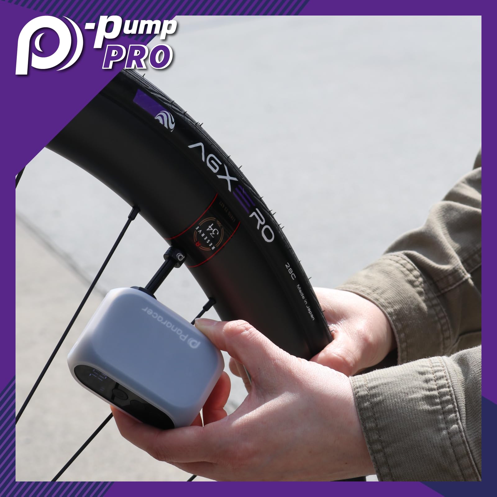 Amazon | パナレーサー(Panaracer) 自転車 空気入れ P-pump PRO 電動
