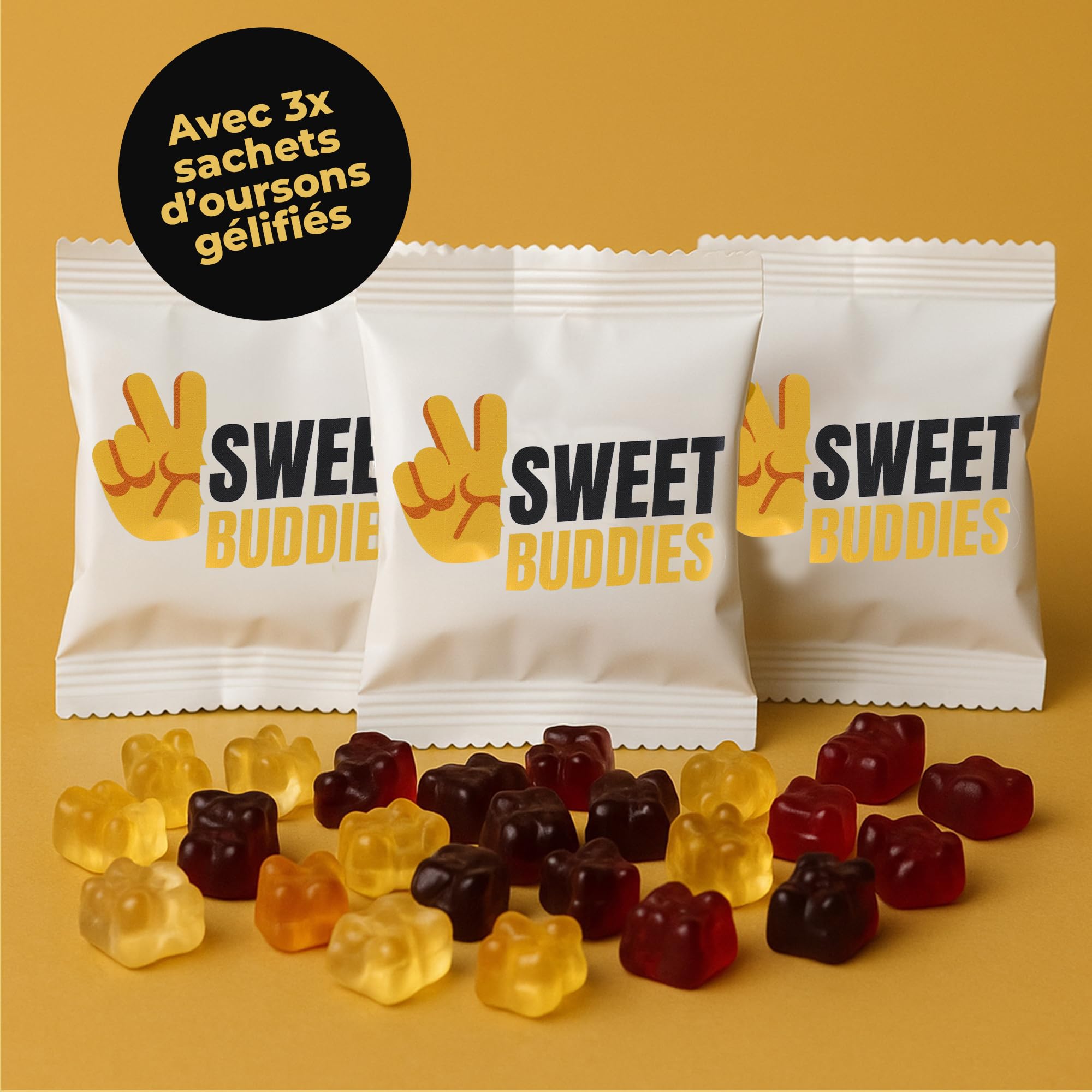 Woogie Soucoupes volantes 378g env. 300 pièces - OVNIs effervescents multicolores en gaufrettes de papier alimentaire - Friandises rétro cultes pour fêtes, anniversaires d'enfants & classes d'école