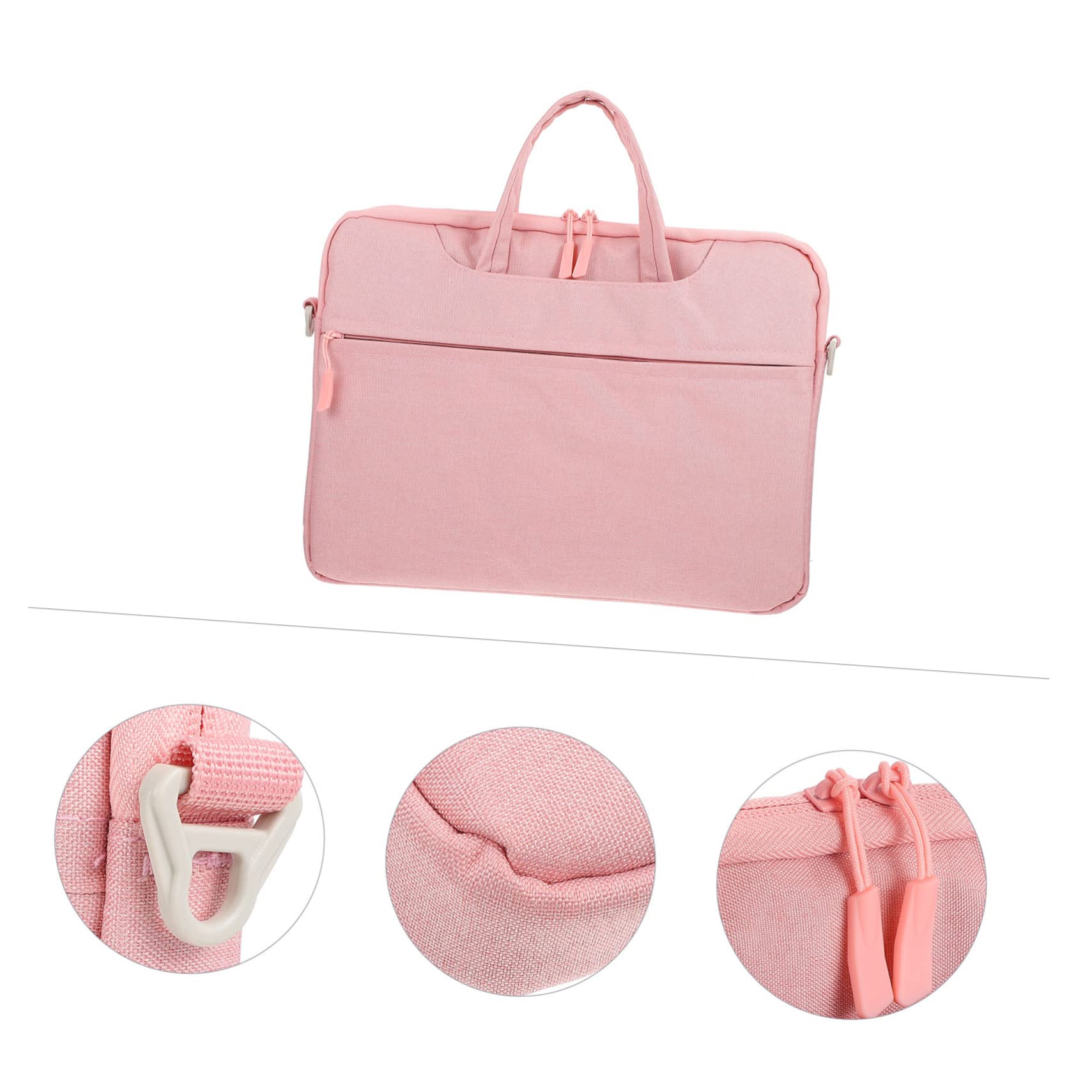 Borsa per Laptop e Tablet Rosa Oxford Manico, Design Antiurto e Resistente alla Compressione per Viaggi e Lavoro