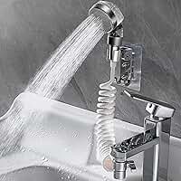 Chuveiro de Parede Pulverizador de Pia Portátil – Ducha para Lavar Cabelos, Pets e Bebês | Com Suporte de Parede – Banheiro ou Cozinha