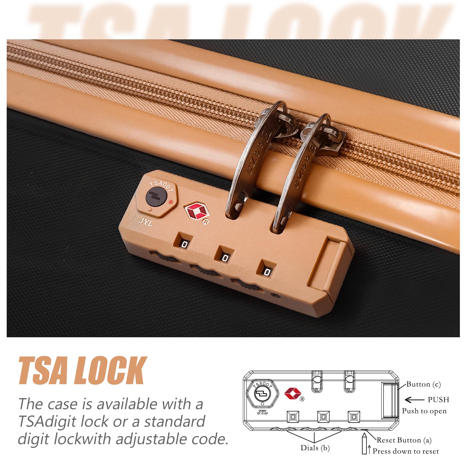 Eeeza Luggage Sets 5 Piece,Hard Case Suitcase Set with Spinner Wheels,Hardshell Lightweight Travel Luggage with TSA Lock (,20/24/28 Inch)