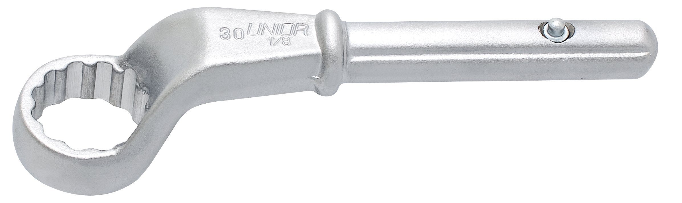 Unior 178/2 Single Ring Spanner, 50 mm, Schwarz