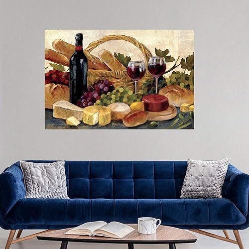 Miniatura 4 de GREATBIGCANVAS Póster de vino toscano sin marco