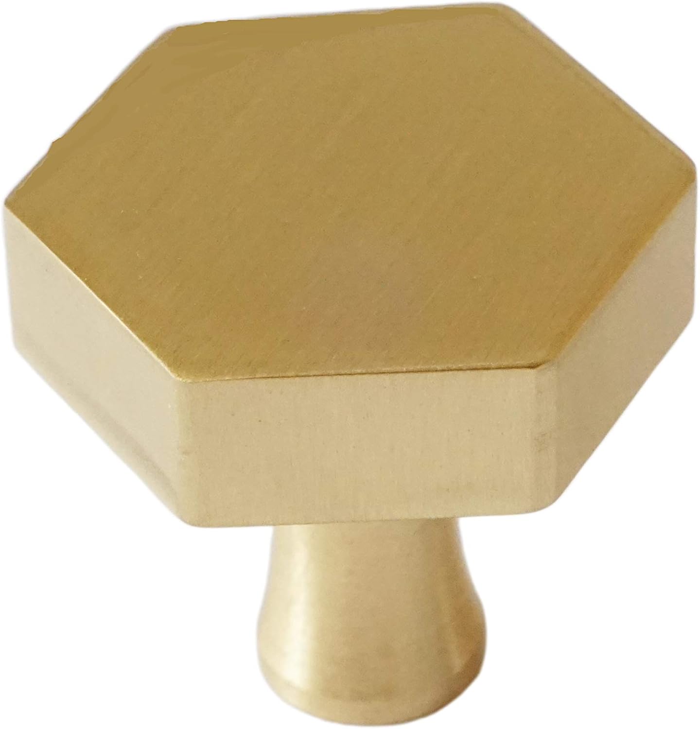 LBFEEL 1'' 1.25'' Brass Drawer Knobs Gold Brass Dresser Pull Handle