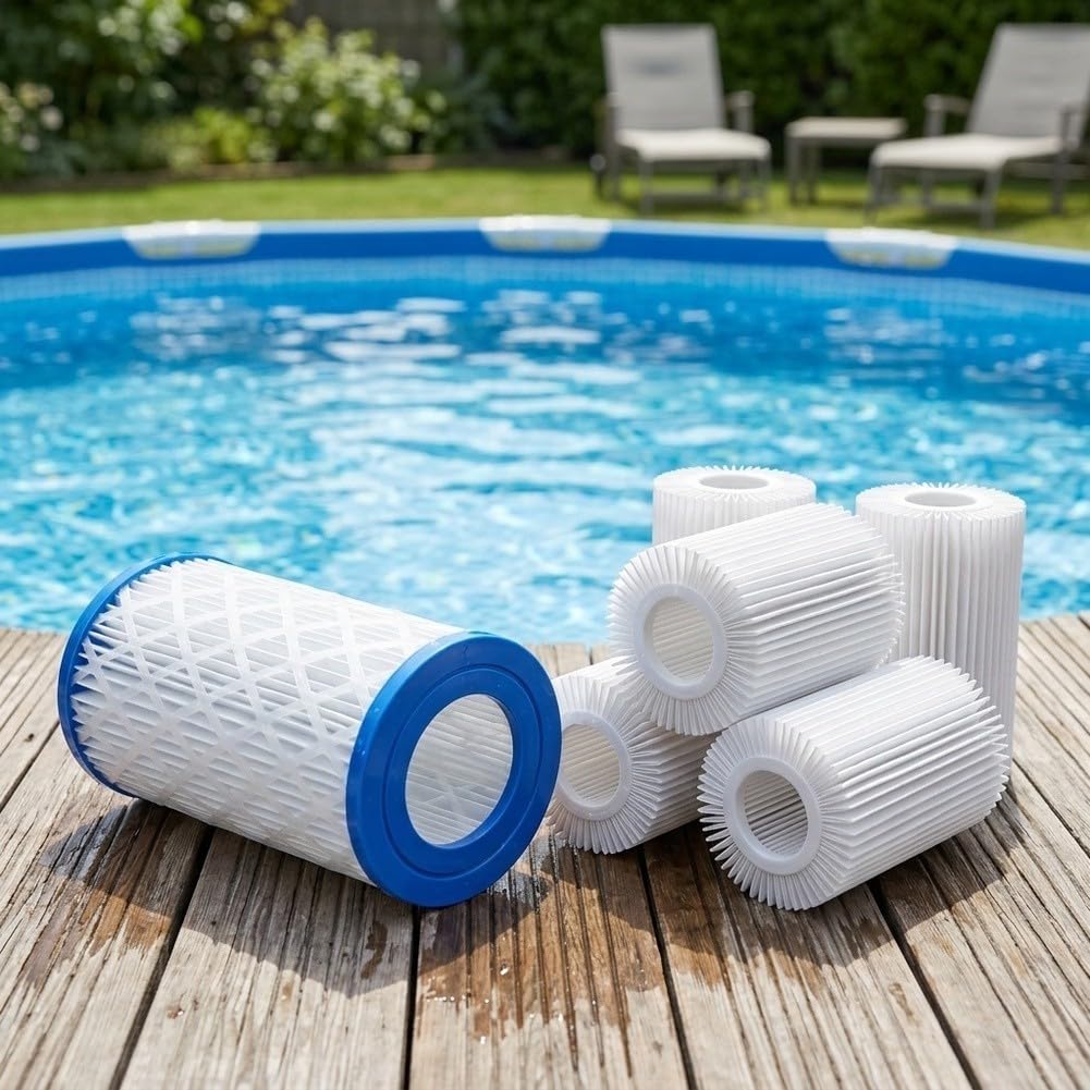 Cartuchos para filtro Piscina 6-Pack Triple Filtración Cartuchos