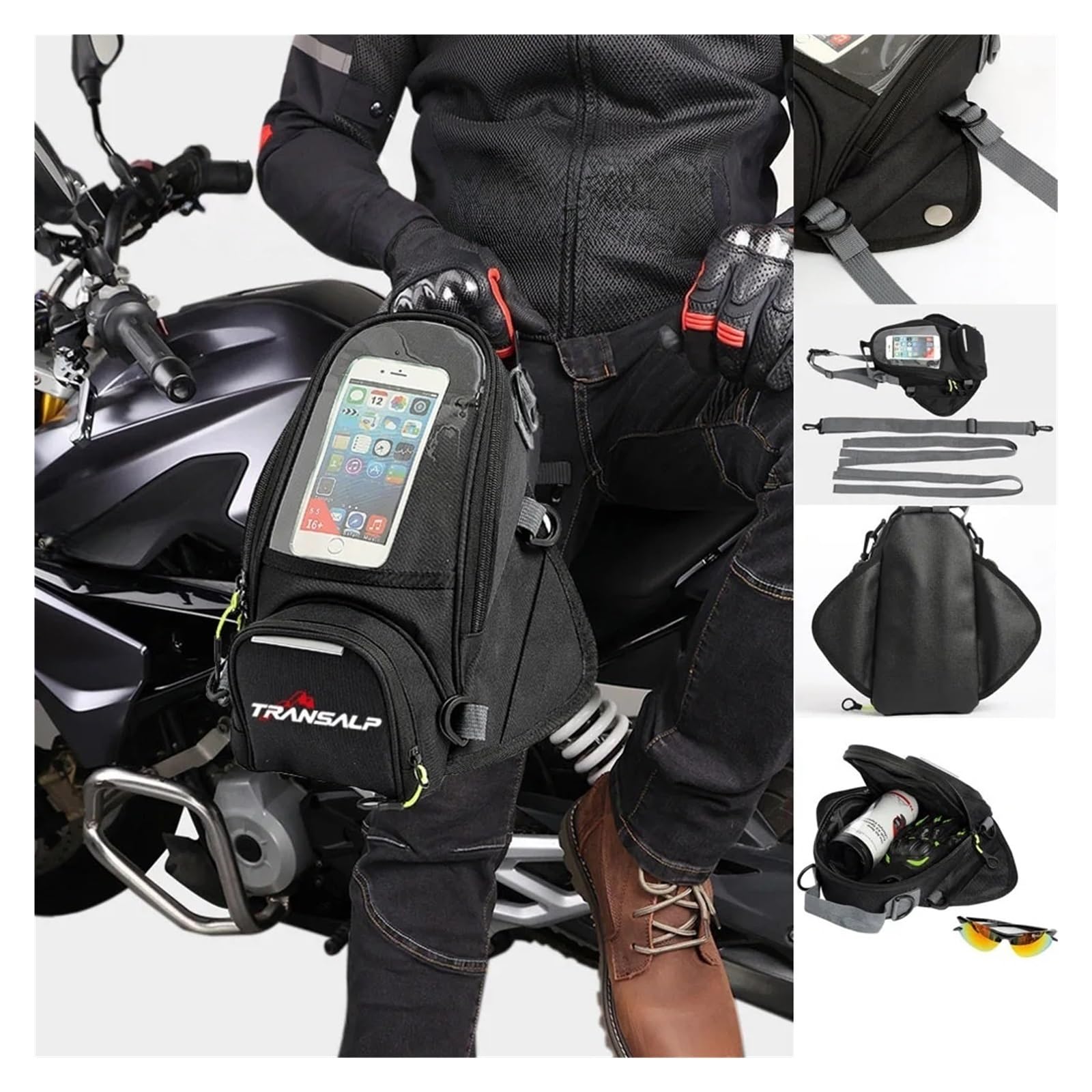 Borsa Moto Sicurezza Per XL750 TRANSALP 750 Borsa Magnetica Per Moto Da Viaggio Serbatoio Grande Schermo