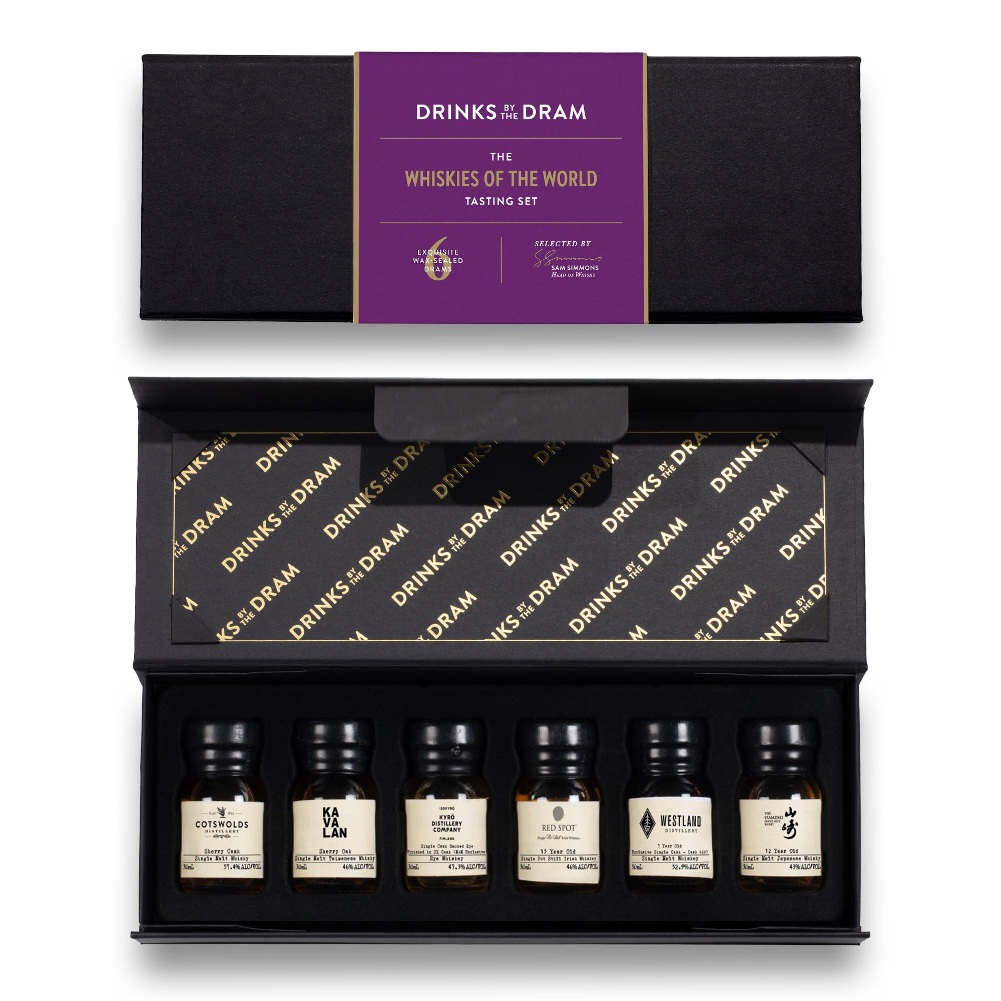 Drinks By The Dram Grain The Whiskies Of The World 6 Dram Tasting Set Whisky Tasting Set