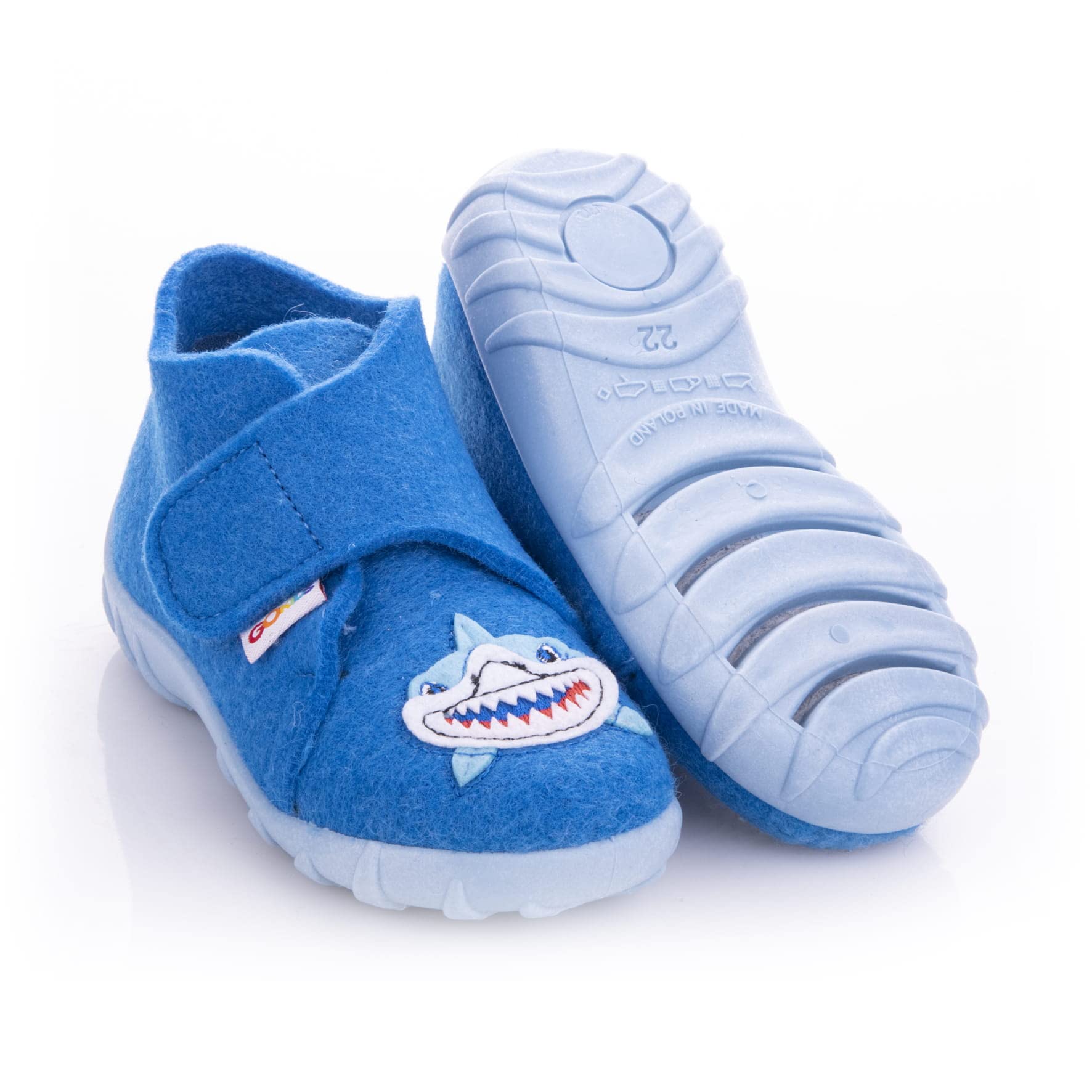 GOKIDS Zapatillas de Fieltro de Lana Natural para Niños y Niñas Motivos Animales 19-27 EU