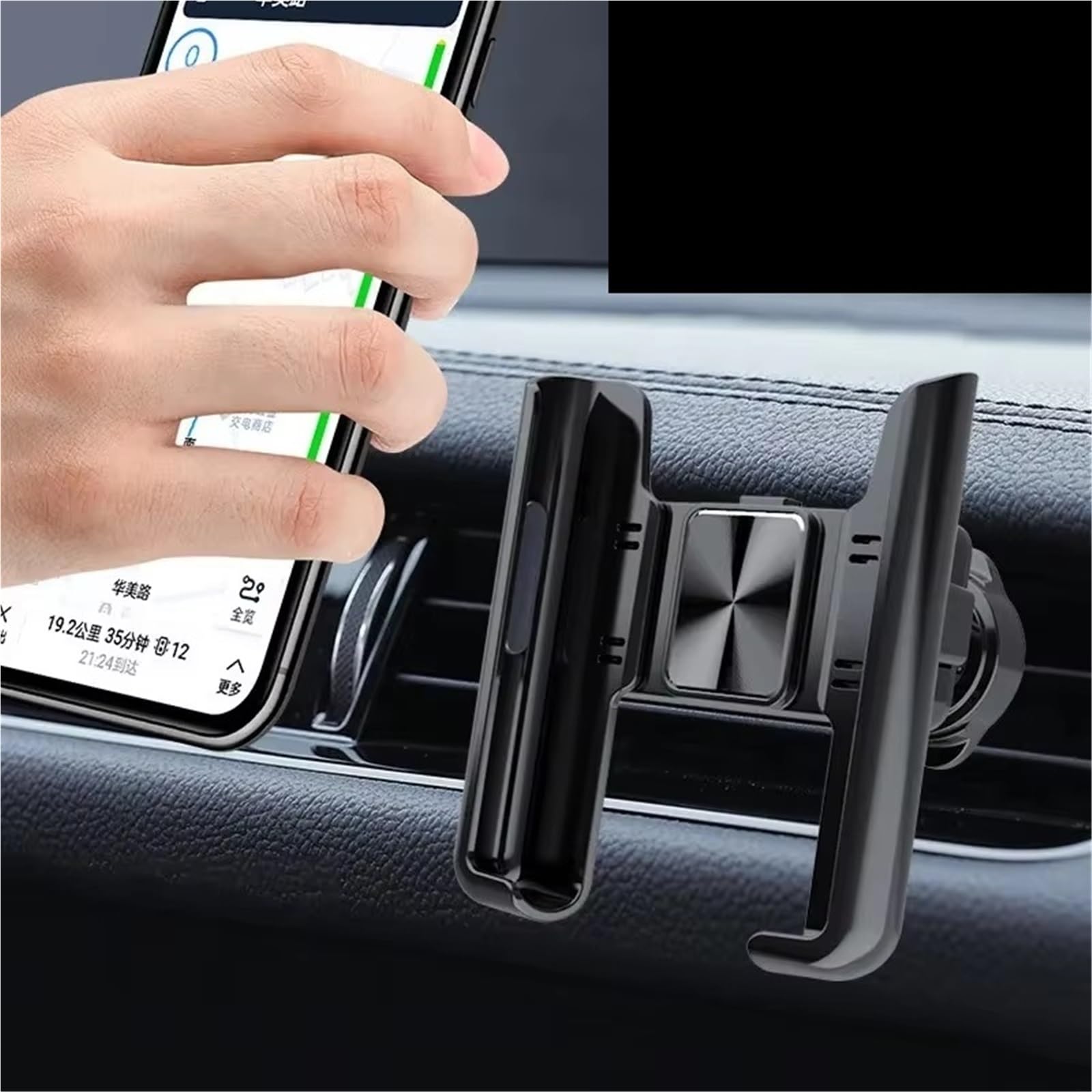 Per Xiaomi Supporto Universale Per Telefono Auto Supporto Presa D'aria A Gravità Supporto Cellulare Auto In Accessori Porta Cellulare Auto(Silver1)