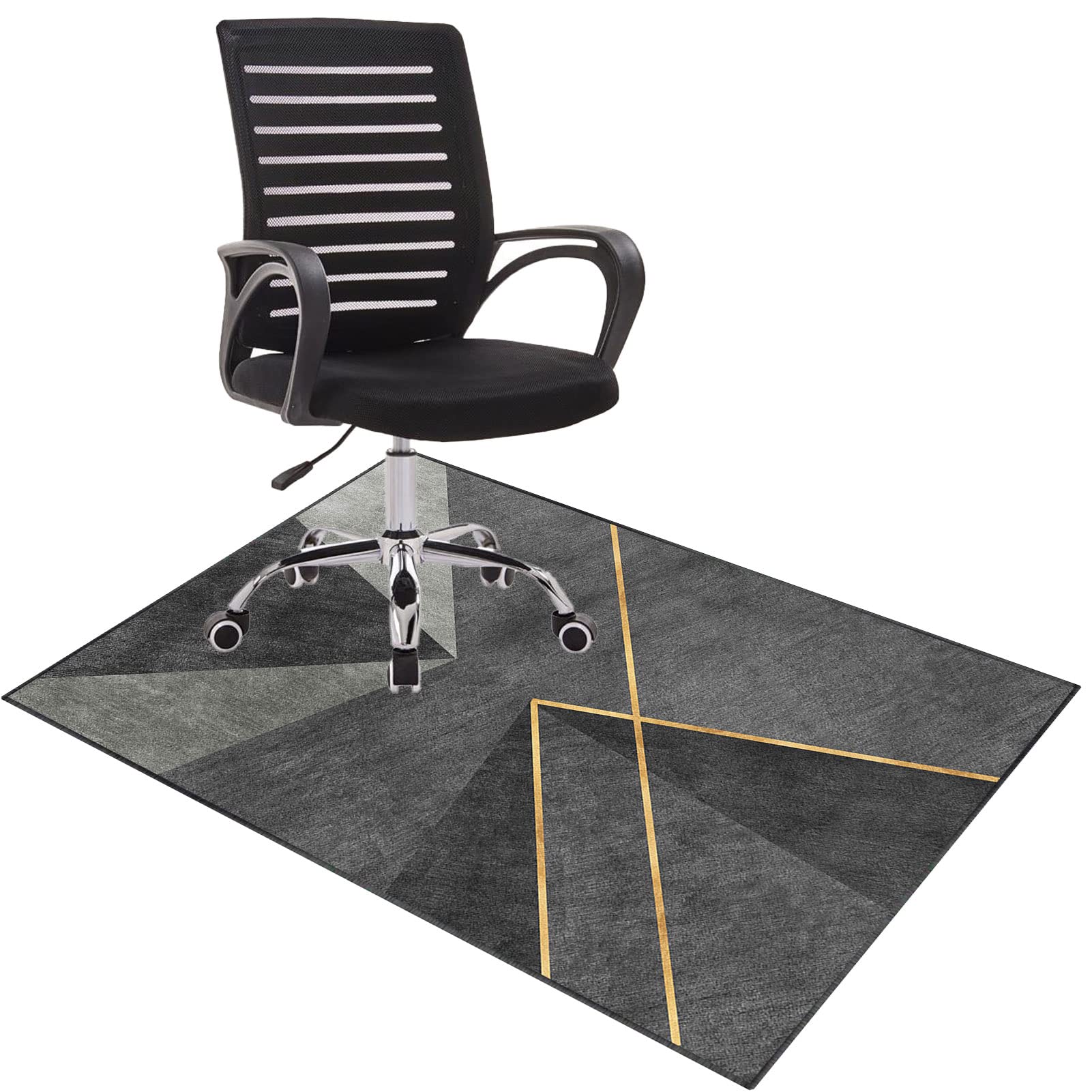 Alfombrilla de silla de 70 x 100 cm para suelos de pelo medio bajo, protectores de suelo, tapete de silla de oficina, tapete de silla de computadora, tapete para silla de escritorio, tapete para suelo