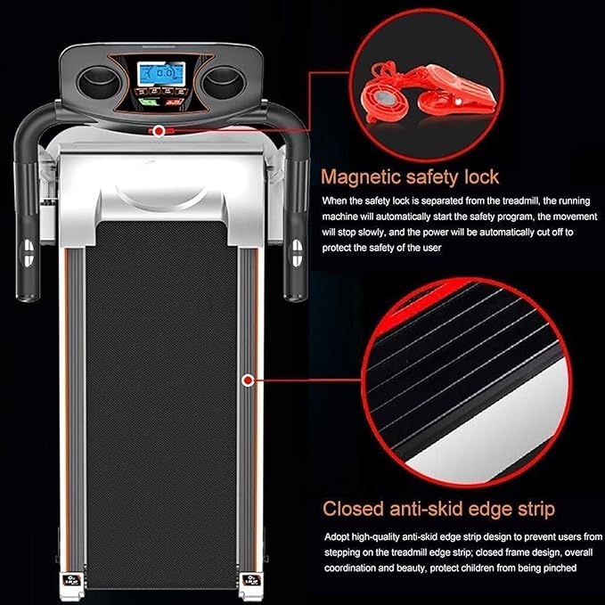 Caminadora Plegable con Inclinación Ajustable y Motor 2.0 HP para Casa miniatura 2