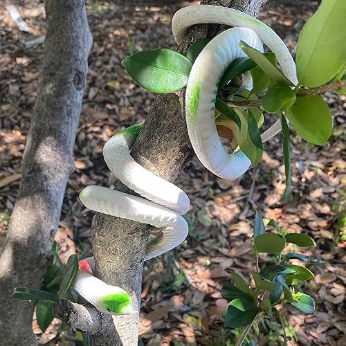 Miniatura 2 de 2 x Serpiente de goma realista juguete falso Safari jardín broma broma suave Halloween Prop