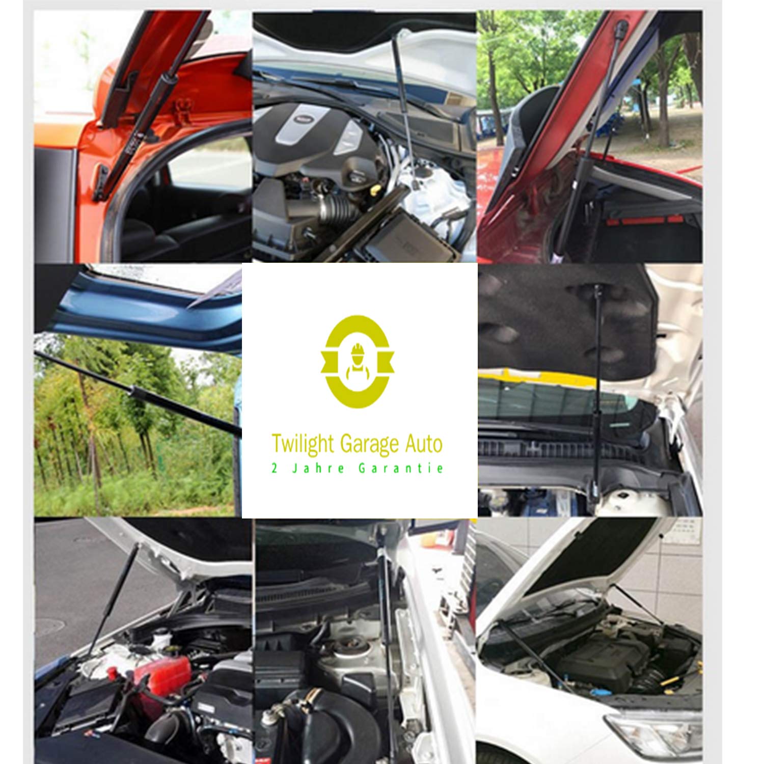 Ammortizzatori Lunotto Citroen C1 Molle A Gas Portellone Posteriore - Coppia Per Citroen C1 Peugeot 108 Dal 2014 Coppia Molle A Gas 35N