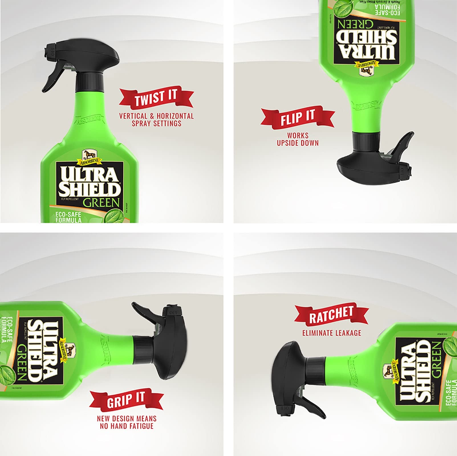 Assorbire ULTRASHIELD verde Fly spray anti-insetti