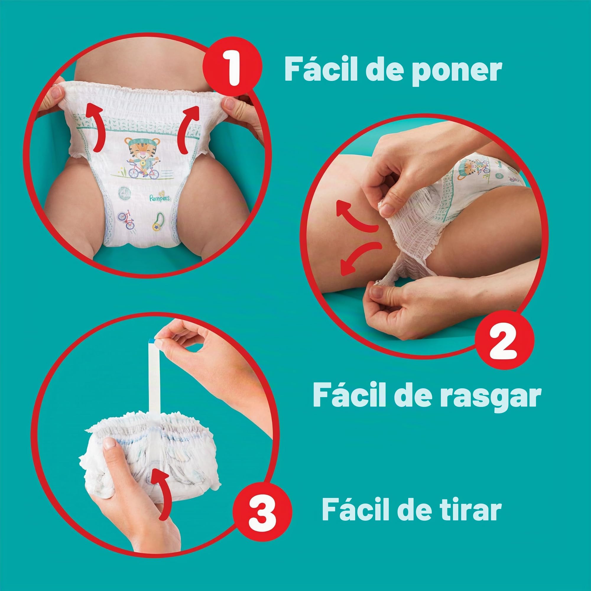 Pampers Baby-Dry Pants - Pañales (7 x 126 unidades, 1 mes)