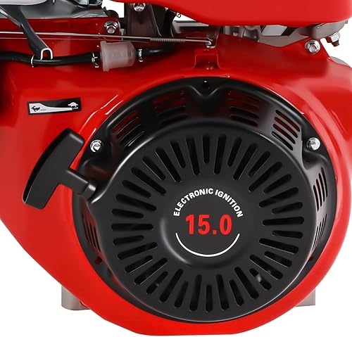 Miniatura 5 de Motor fuera de borda de 4 tiempos y 15 HP Motor de barco de pesca 9KW 420CC Motor de gasolina de un solo cilindro Gb420 + soporte Tanque de