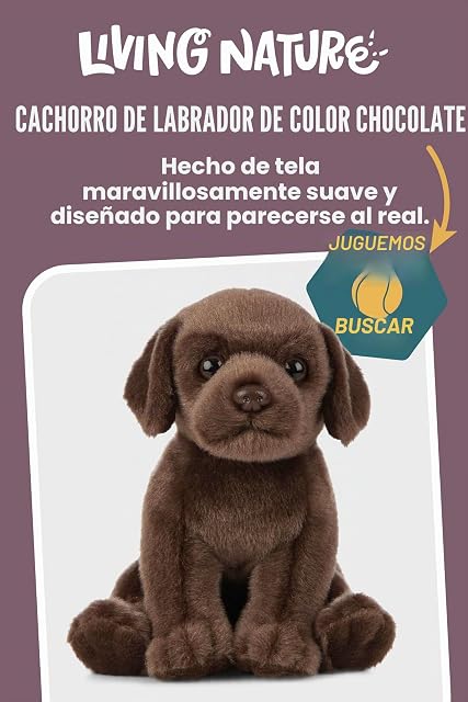 Foto 2 de 7 de Living Nature AN432 - Peluche de Chocolate para Cachorros
