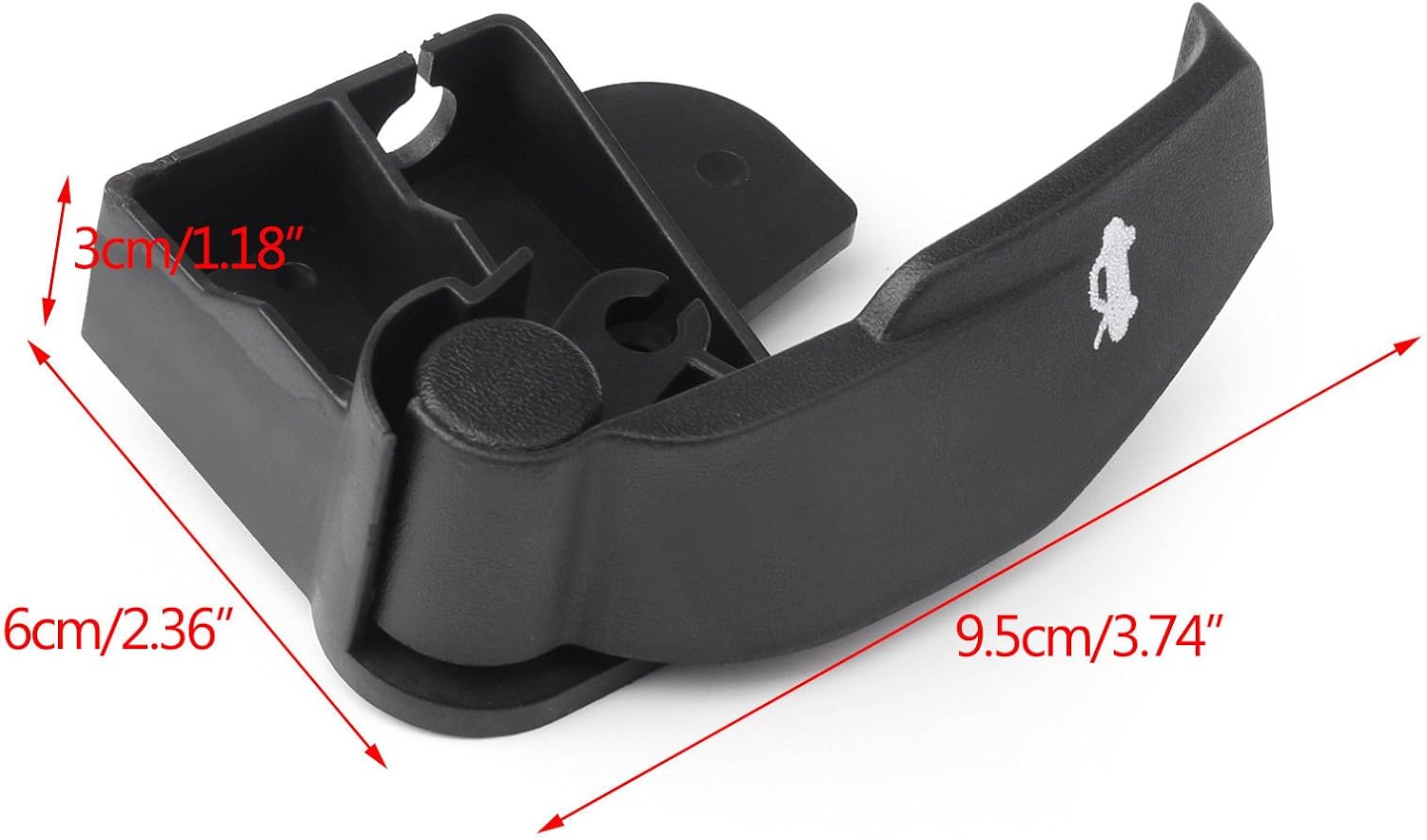 Hood Latch Release Handle,Auto Hood Release Pull Handle for 15741109 GMC Cadillac C3500 C1500 K1500 Truck Latch Cable Interior Pull