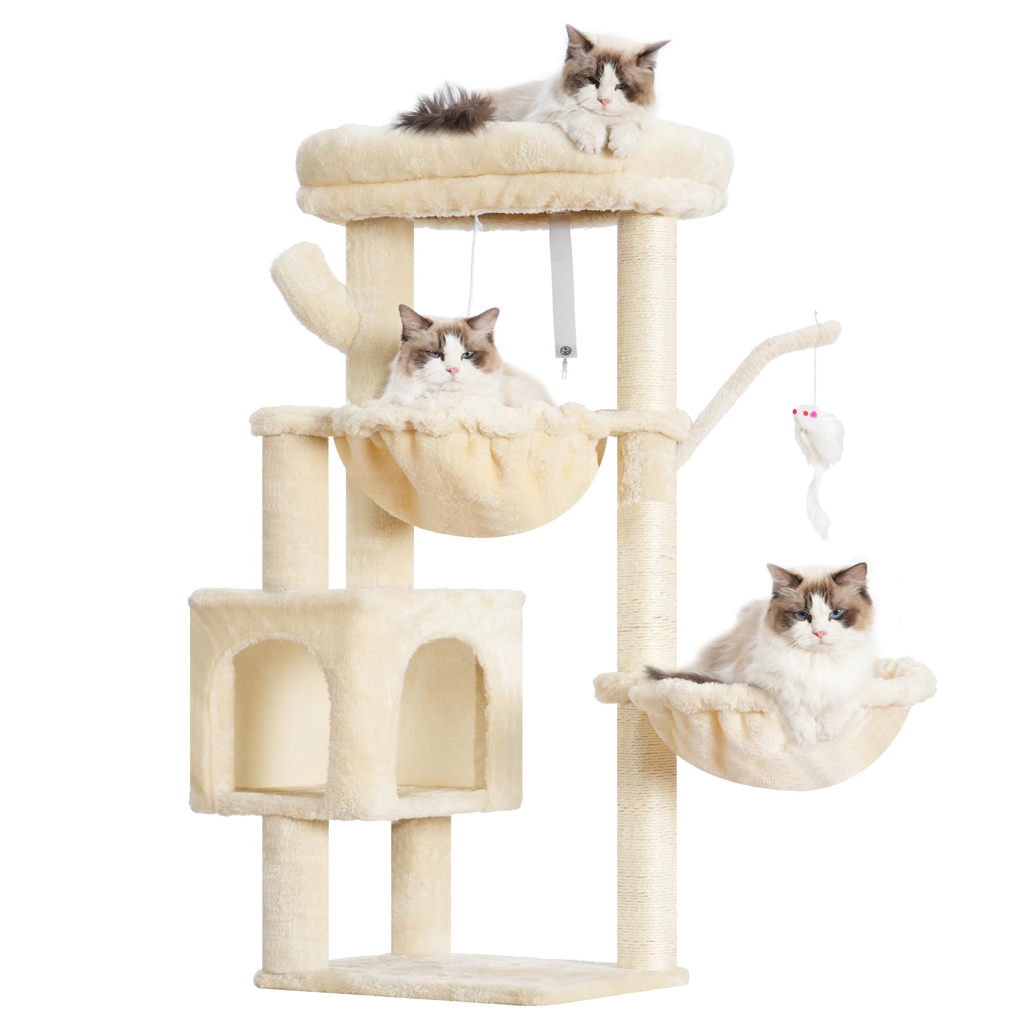 Amazon | Heybly キャットタワー ミニキャットタワー 子猫や体の小さな