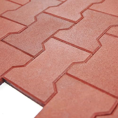 RevTime Garden Rubber Paver 3/4 Inch Thick for Patio and