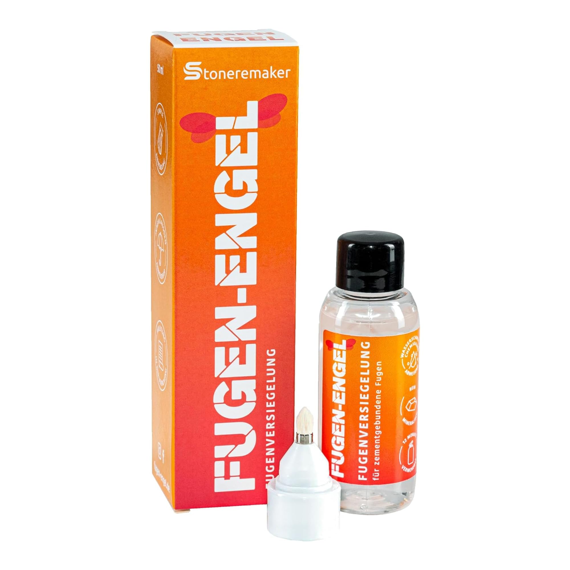 FUGEN ENGEL Premium Fliesenfugenschutz, 70 Laufmeter Reichweite, Dauerhafter Schutz durch Imprägnierung, für Dusche, Bad, Innen und Außen