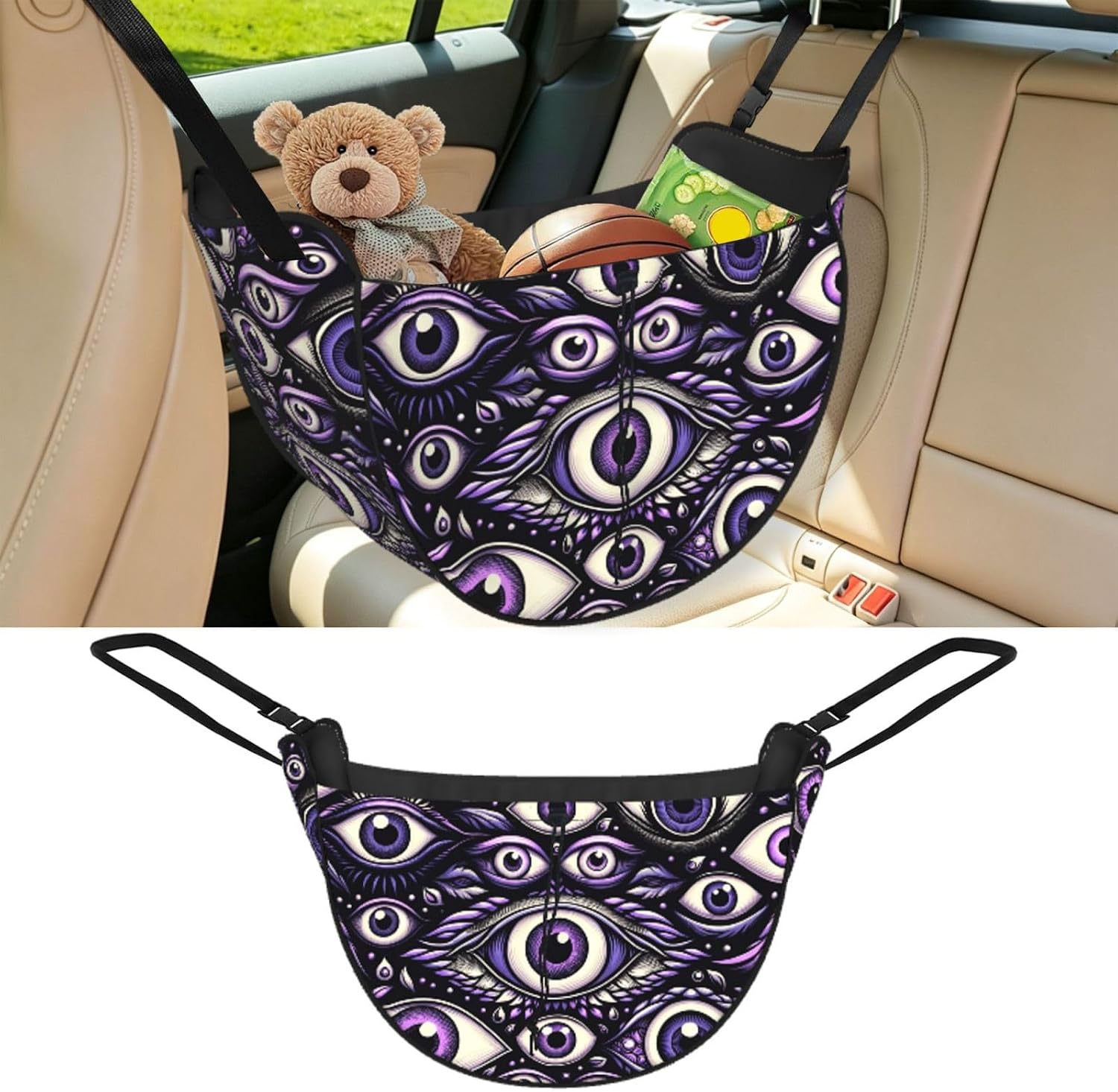 Augenstern Evil-Eye Car Backseat Organizer Bag For Road Trips
