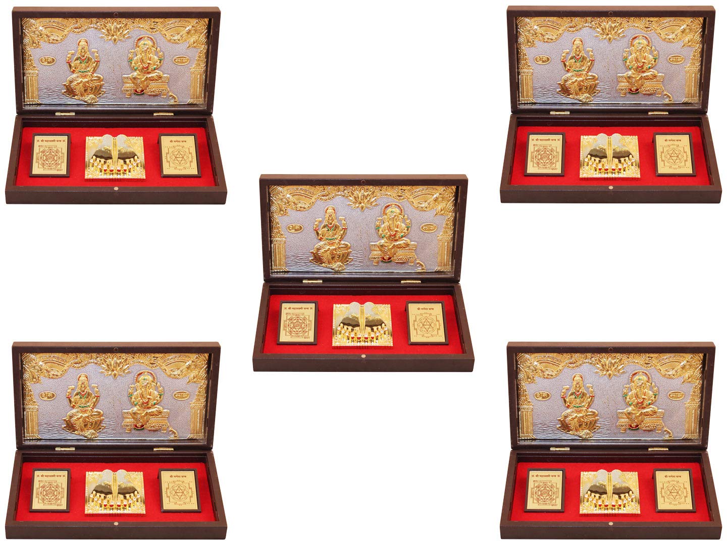 Buy GoldGiftIdeas Gold Plated Mahalakshmi Ganesha Photo Frame with