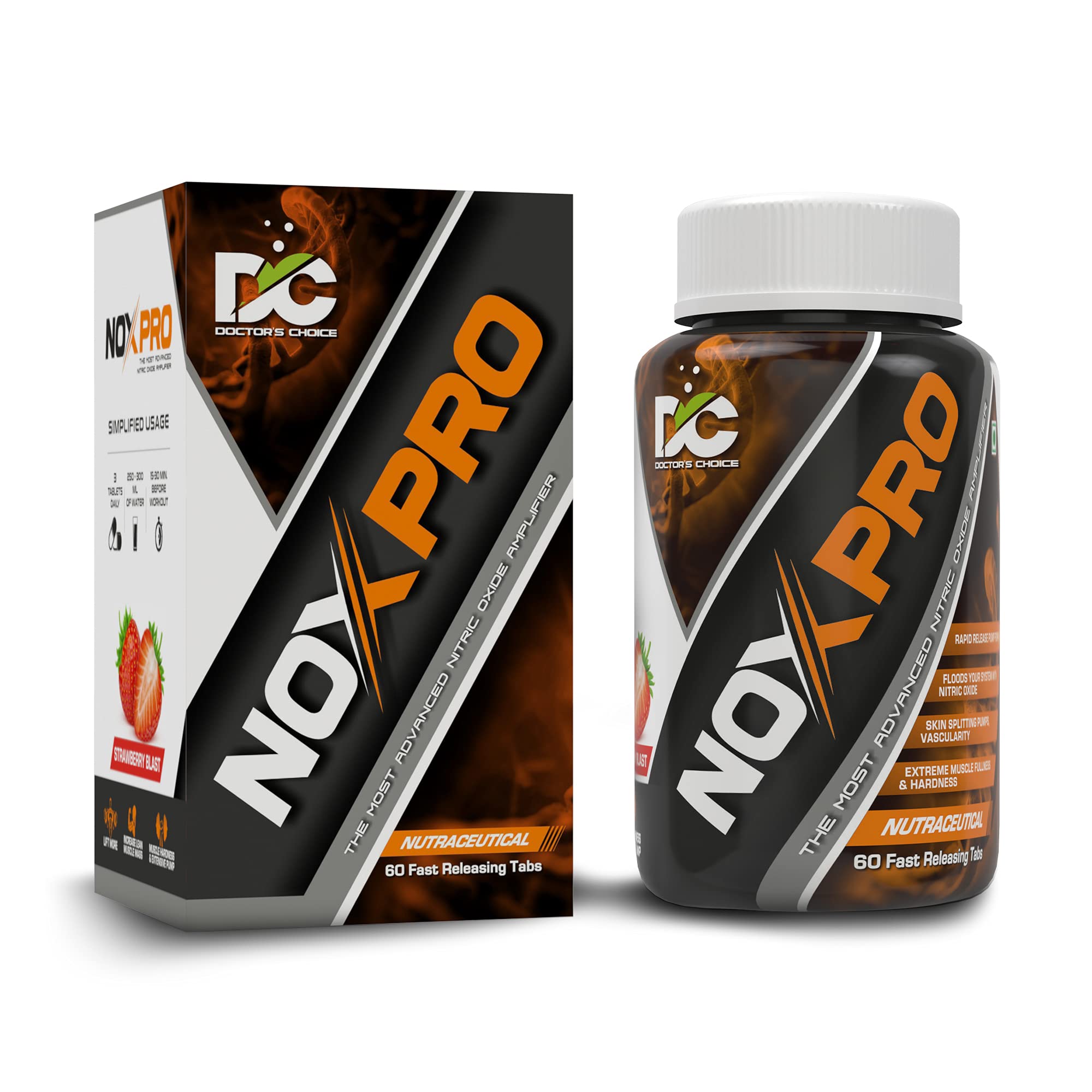 Buy DC DOCTORS CHOICE NOX Pro PreWorkout Advance LArginine Pump