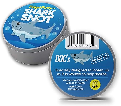Miniatura 4 de Gears Out Snot Fidget Putty - Masilla para aliviar el estrés, ideas geniales de tiburón para niños y niñas, ideas extrañas de elefante blanco,
