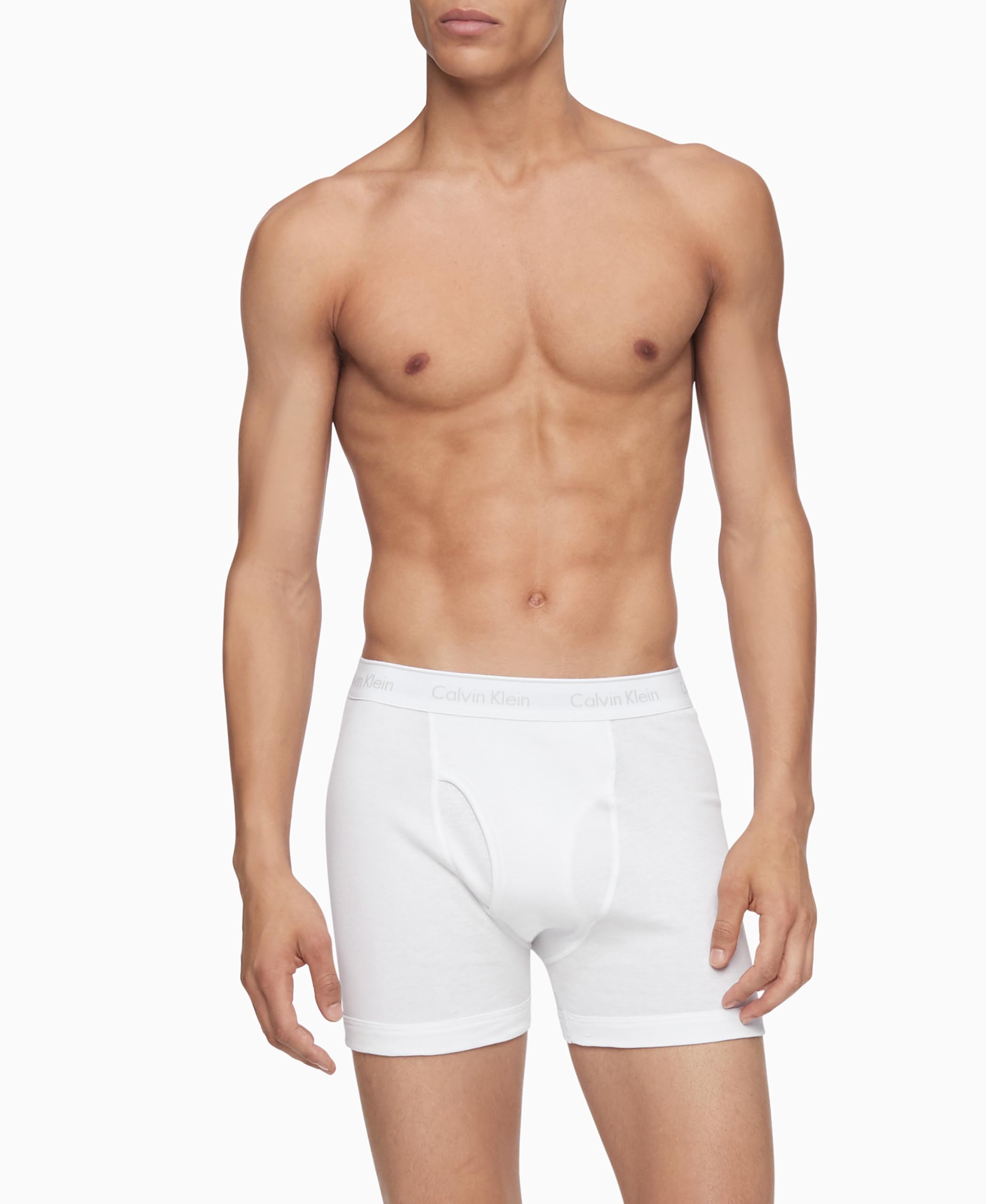 Calvin Klein Męskie bokserki bawełniane Classics 3-pak, 3 Biały, M