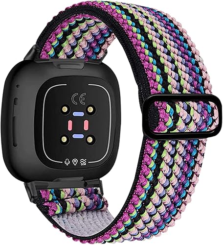 Bandas elásticas compatibles con Fitbit Versa 4 bandas para mujeres – Sense 2 bandas para hombres – Versa 3 bandas para mujer – Banda Sense para disponible en Yaxa Colombia