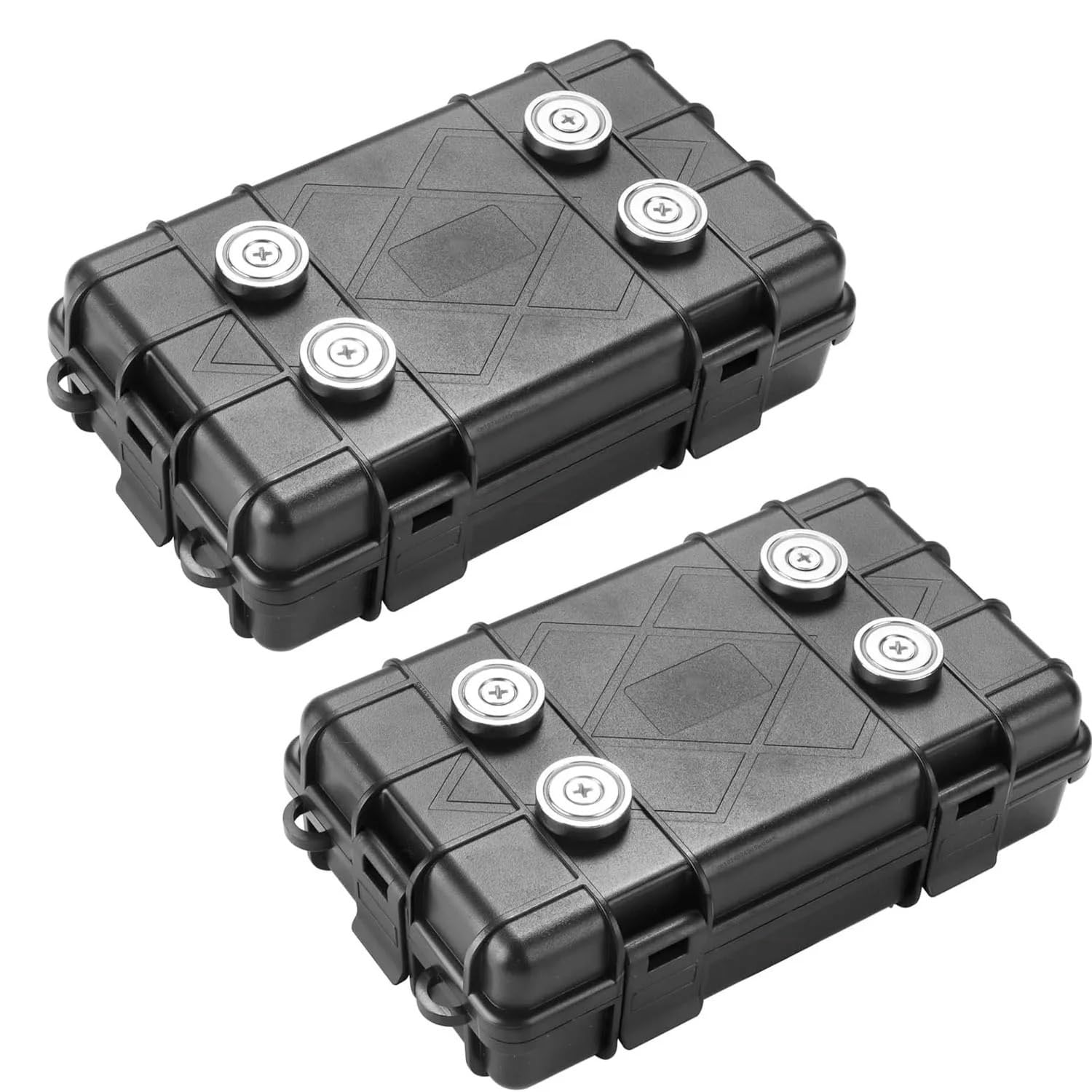 Safes Tresor Halter unter dem Auto, wasserdichter magnetischer Schlüsselhalter unter Fahrzeugen, Outdoor-Schlüsselkasten, versteckter Schlüsselkasten, Zubehör