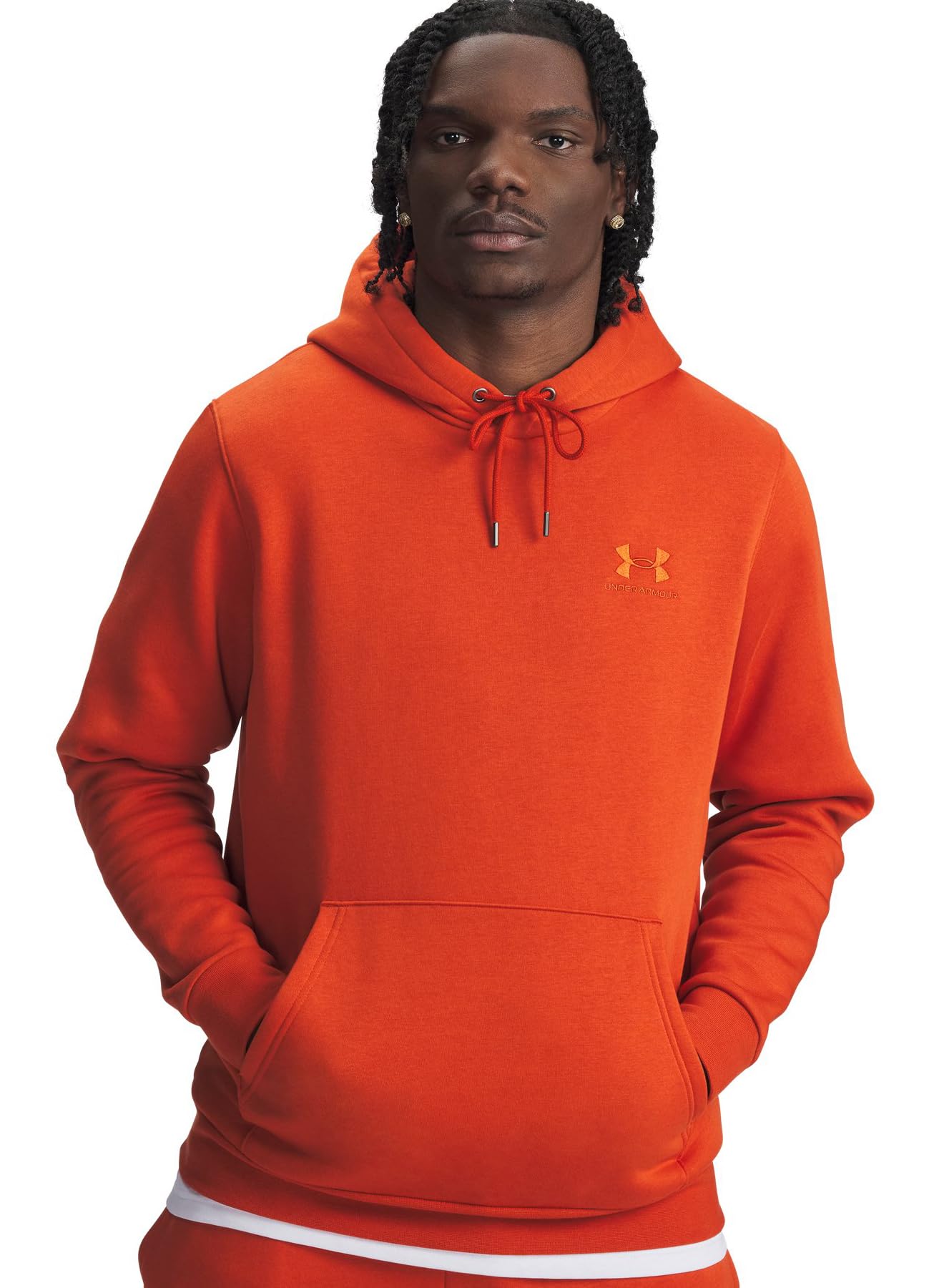 Men's Long-Sleeve Icon Fleece Hoodie with Kangaroo Pocket