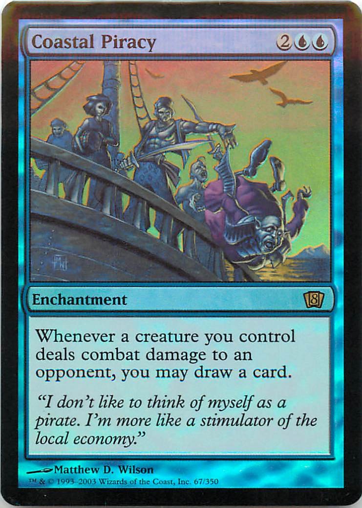 海賊行為/Piracy mtg 青R（英） Amazon.co.jp: マジックザギャザリング MTG 青 英語版 沿岸の海賊行為