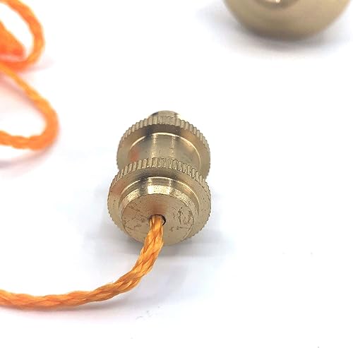 Miniatura 6 de Swanson Tool Co PB016B - Plumb Bob de 16 onzas (latón), se envía con puntas de repuesto y cuerda