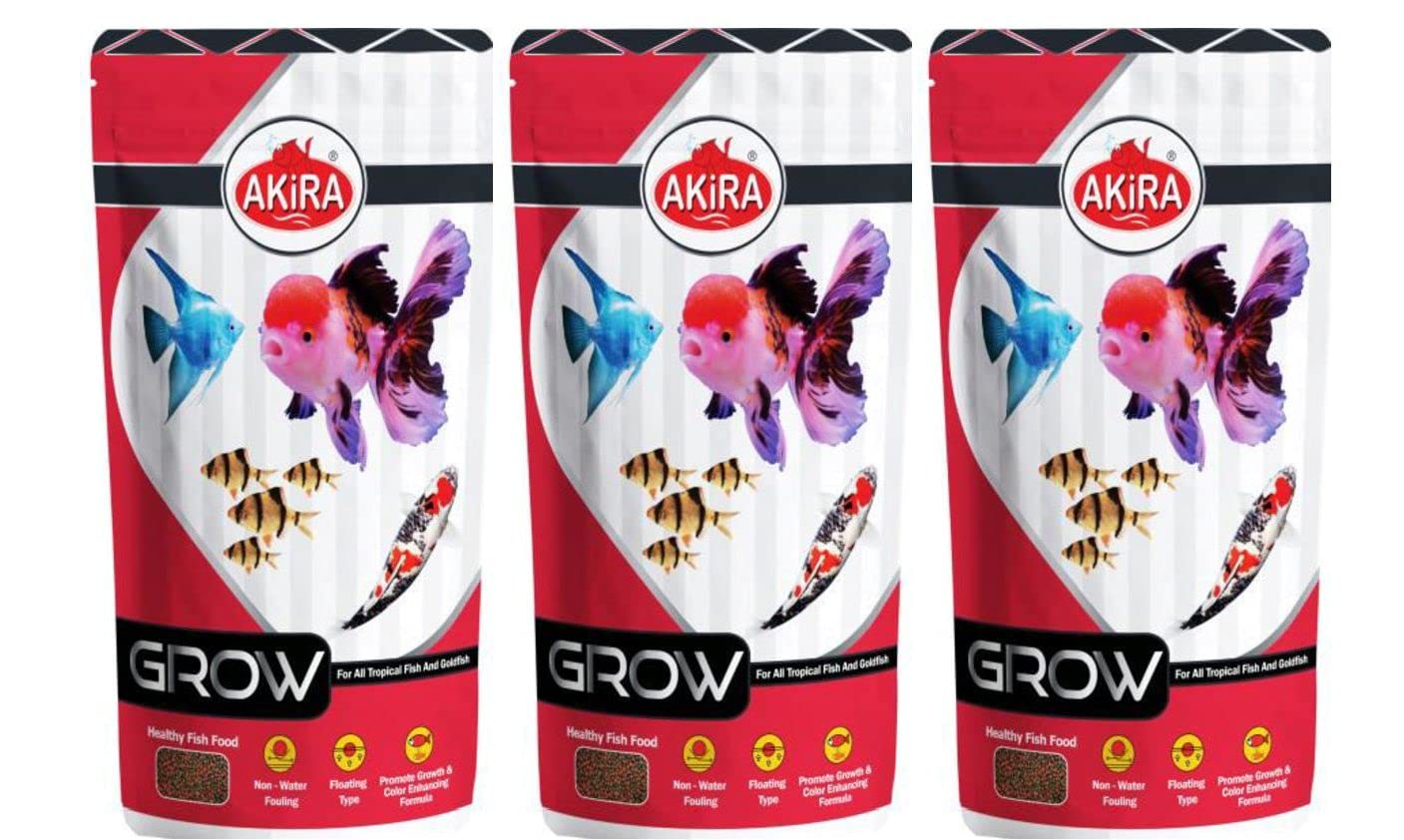 Akira Grow (Mixed) 100gm. (1+1+1) Combo Pack of 3. for All Kind of Fish,Protein:26% (B0BX6HHD15) Amazon Price History, Amazon Price Tracker