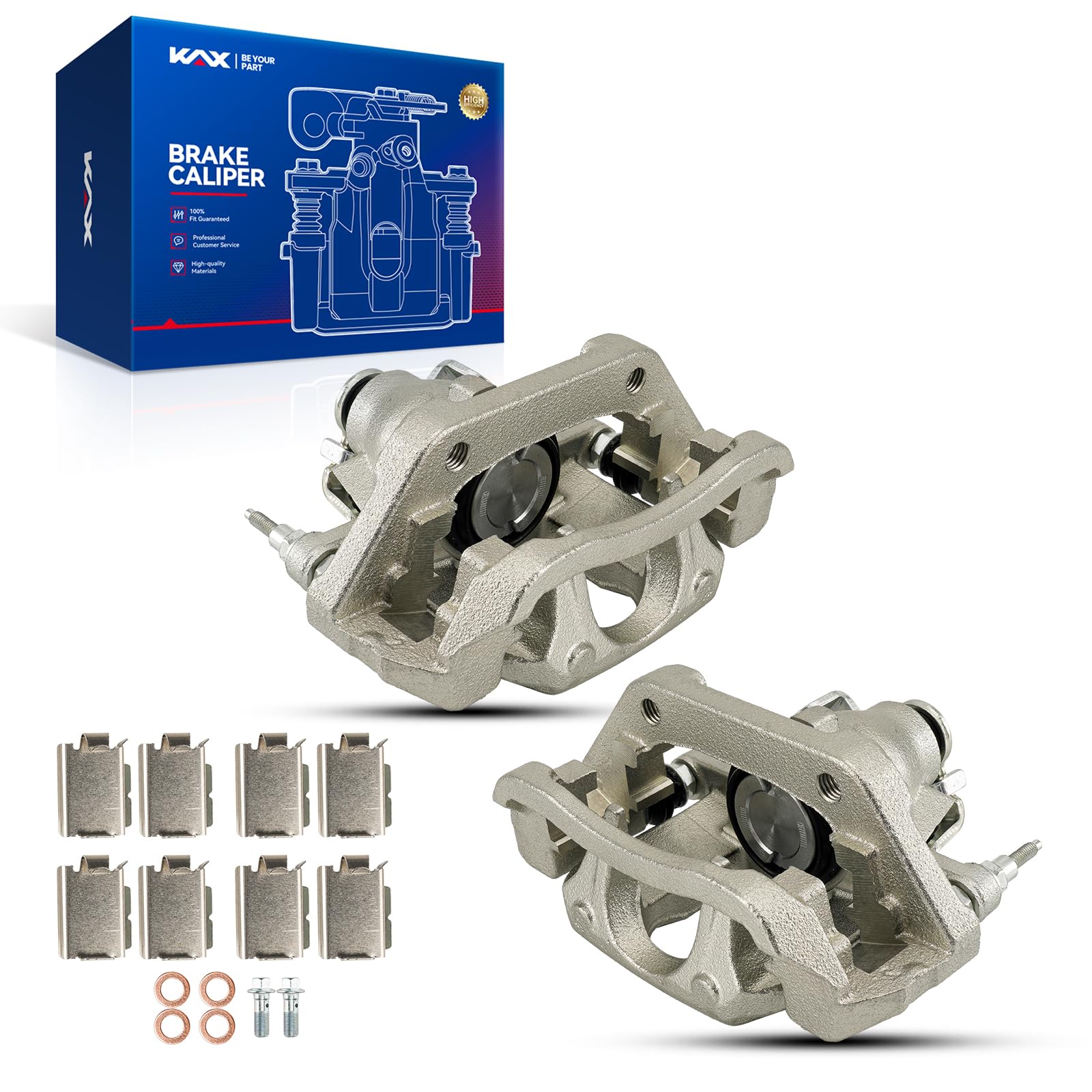 KAX Rear Brake Caliper Compatible with Ford Edge 2011-2014