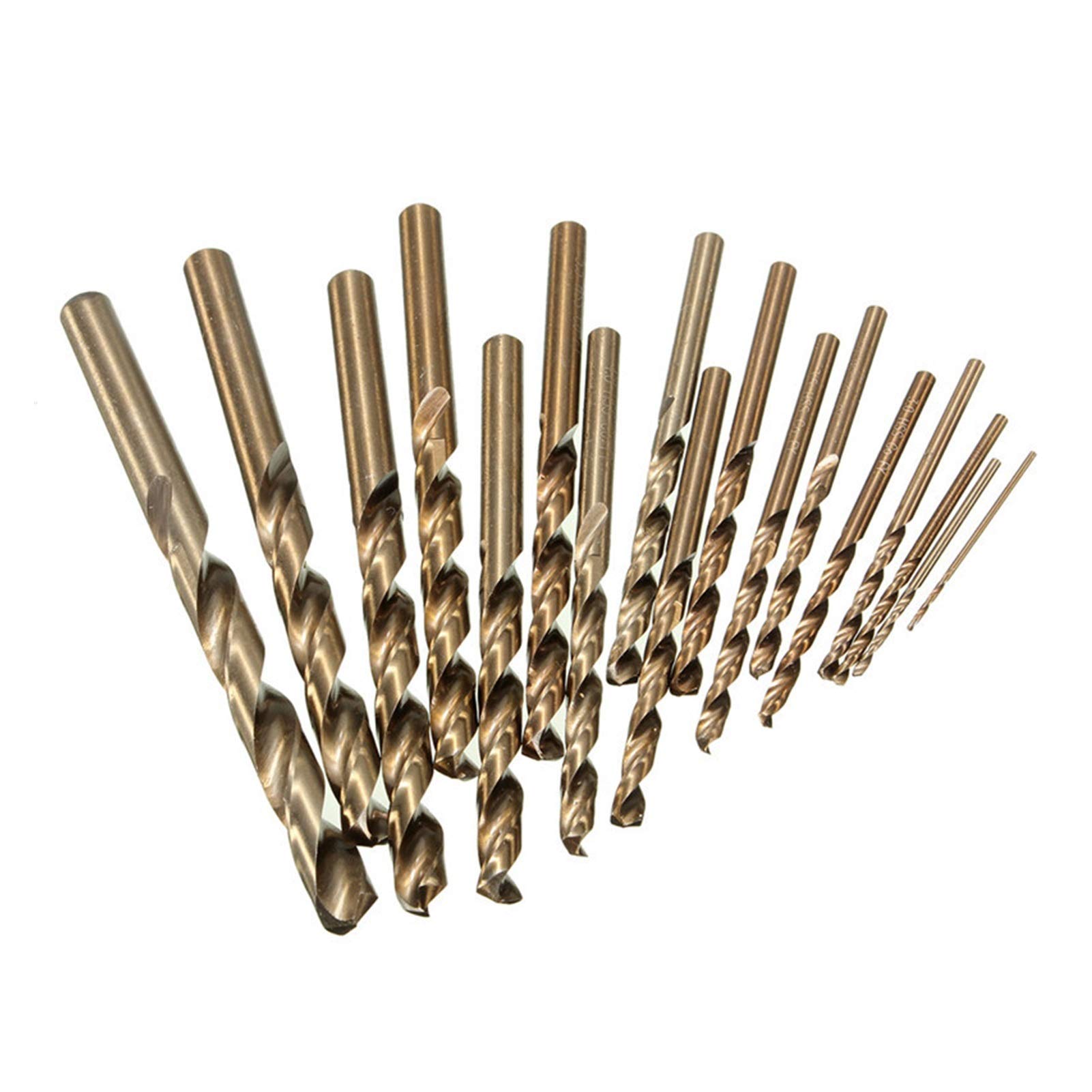 Brocas Juego de Brocas de 1,0 mm a 8,0 mm Brocas Profesionales HSS-Co Cobalto Varios tamaños Metal Plástico Madera (Color : 1 PCS, Hole Diameter : 2.5mm)