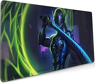 Alfombrilla para ratón para juegos, Overw-ATCH 90 * 40 * 0.3cm Estera de escritorio Soft Gaming Mouse Pad Desking Protector impermeable antideslizante Base de goma Accesorios Blotter de escritorio