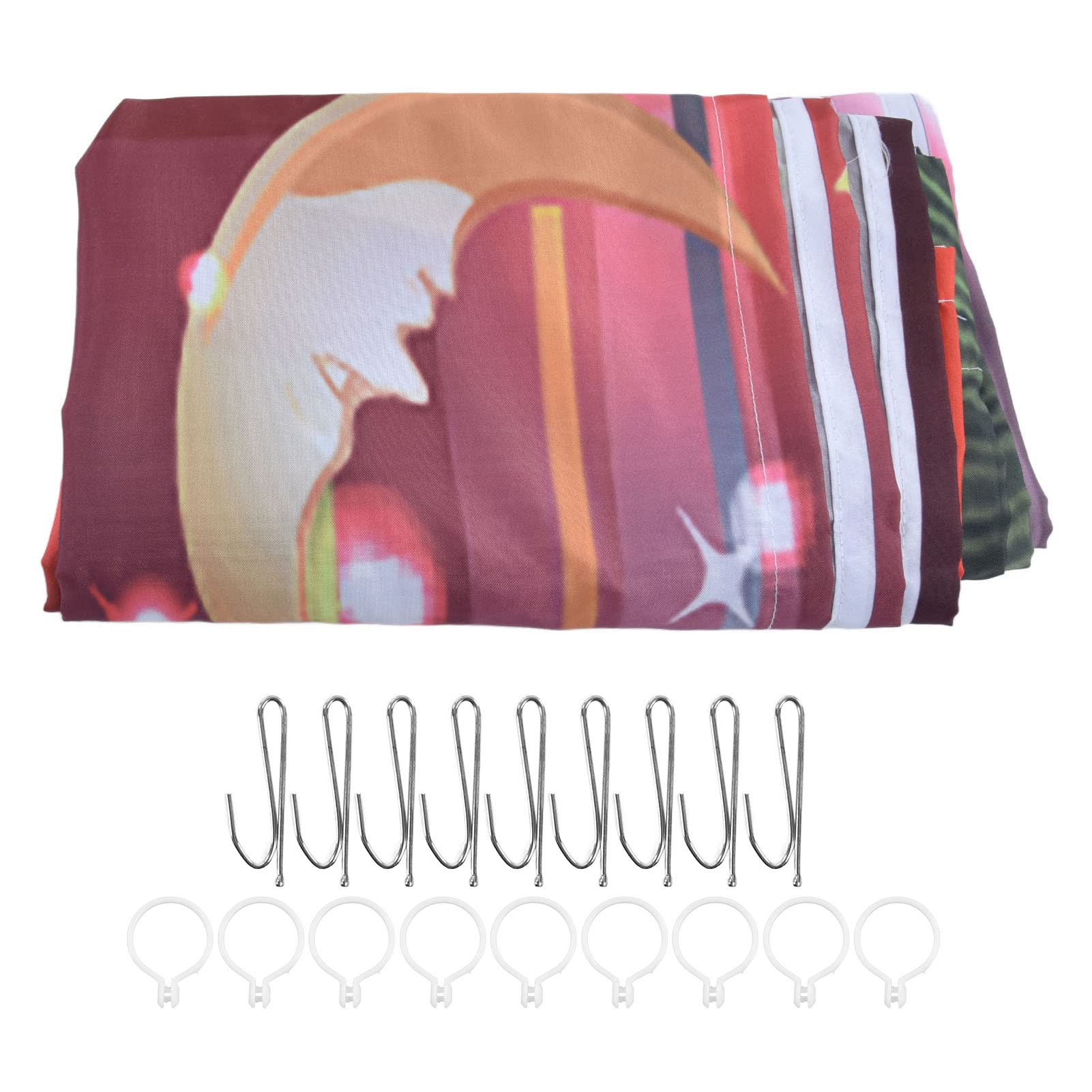 Personalized Curtains, Rich Creamy 3D Digital Printing Curtains Delicate Fabric Waterproof Cloth for Terrace Balcony Porch for Window for Bathroom(170 * 200cm)