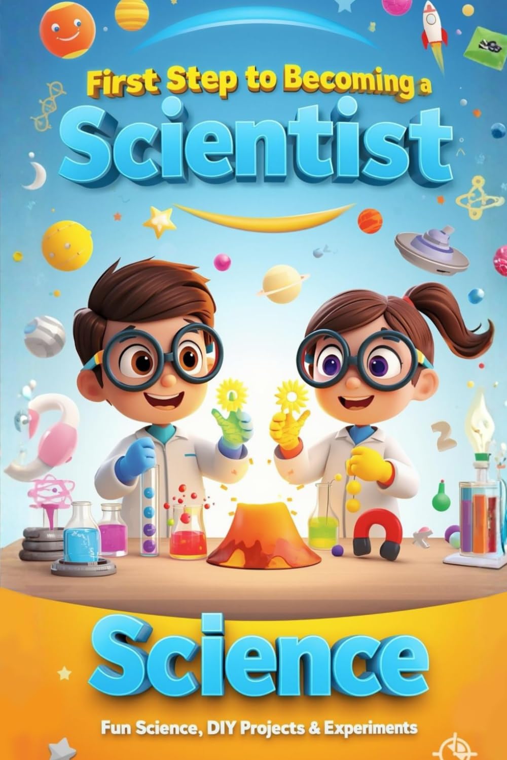 First Step to Becoming a Scientist: Fun Science, DIY Projects & Experiments for Kids: 2 (A Fun Learning Series)