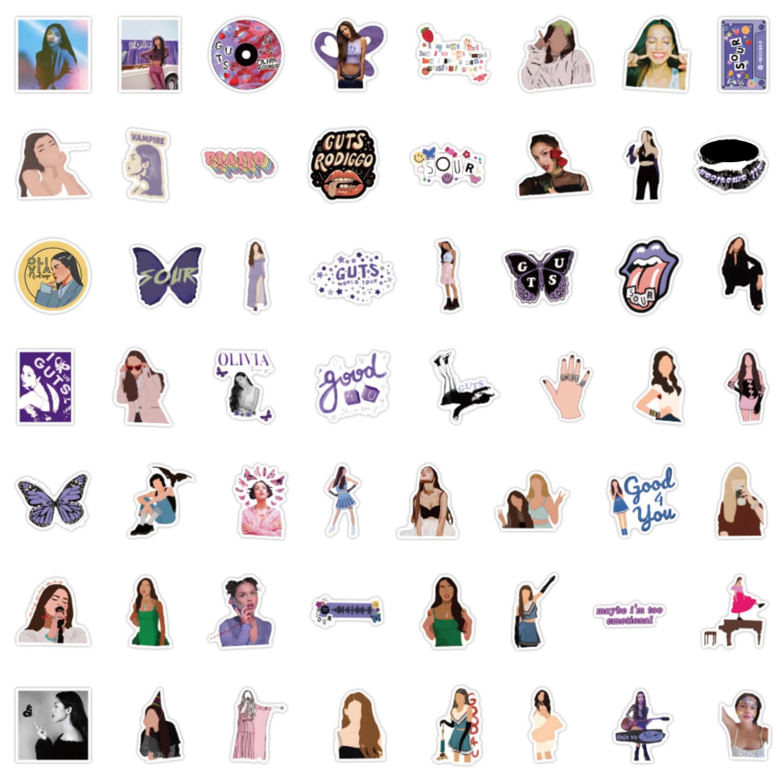 Autocollants Esthétiques 100 Feuilles,Stickers Enfants, Gommettes Enfant adaptés aux Ordinateurs Portables, Skateboards et Bagages A03