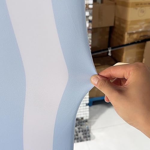 Miniatura 4 de FiVan Fundas de arco elásticas de rayas marrones para decoración de cumpleaños, baby shower, fiesta, 4 x 7 pies, accesorios de fondo de bautismo