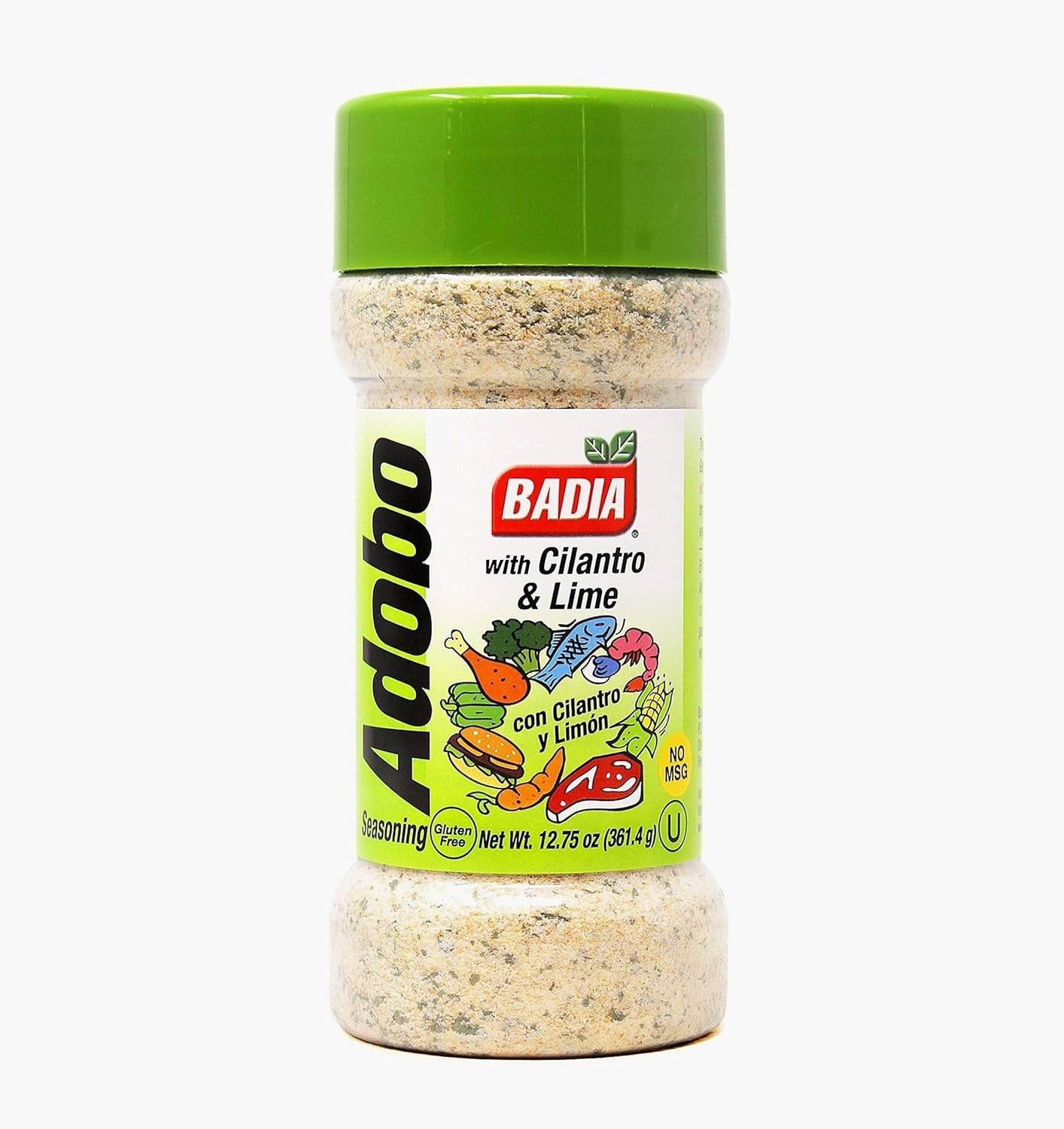 Badia Adobo con Cilantro y Lima 12.75 oz - Sazonador Cítrico y de Hierbas