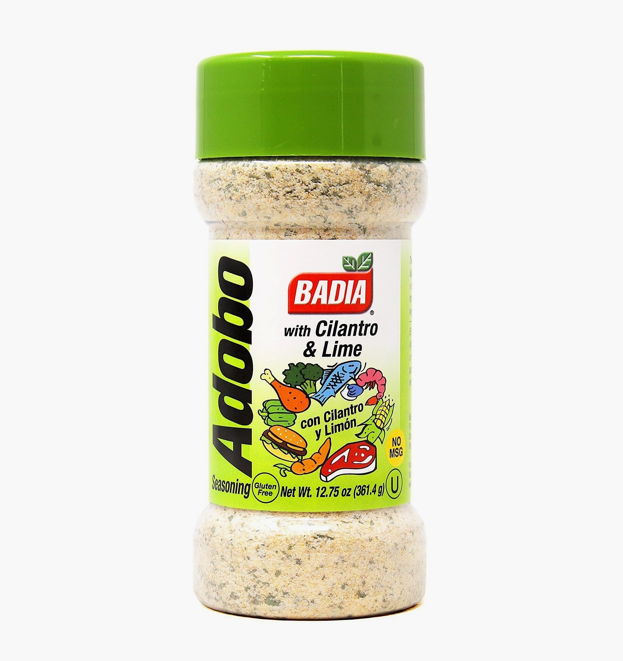 Badia Adobo with Cilantro & Lime 12.75 oz – Zesty Citrus & Herb Seasoning – Latin Flavor Blend with Garlic, Cilantro & Lime