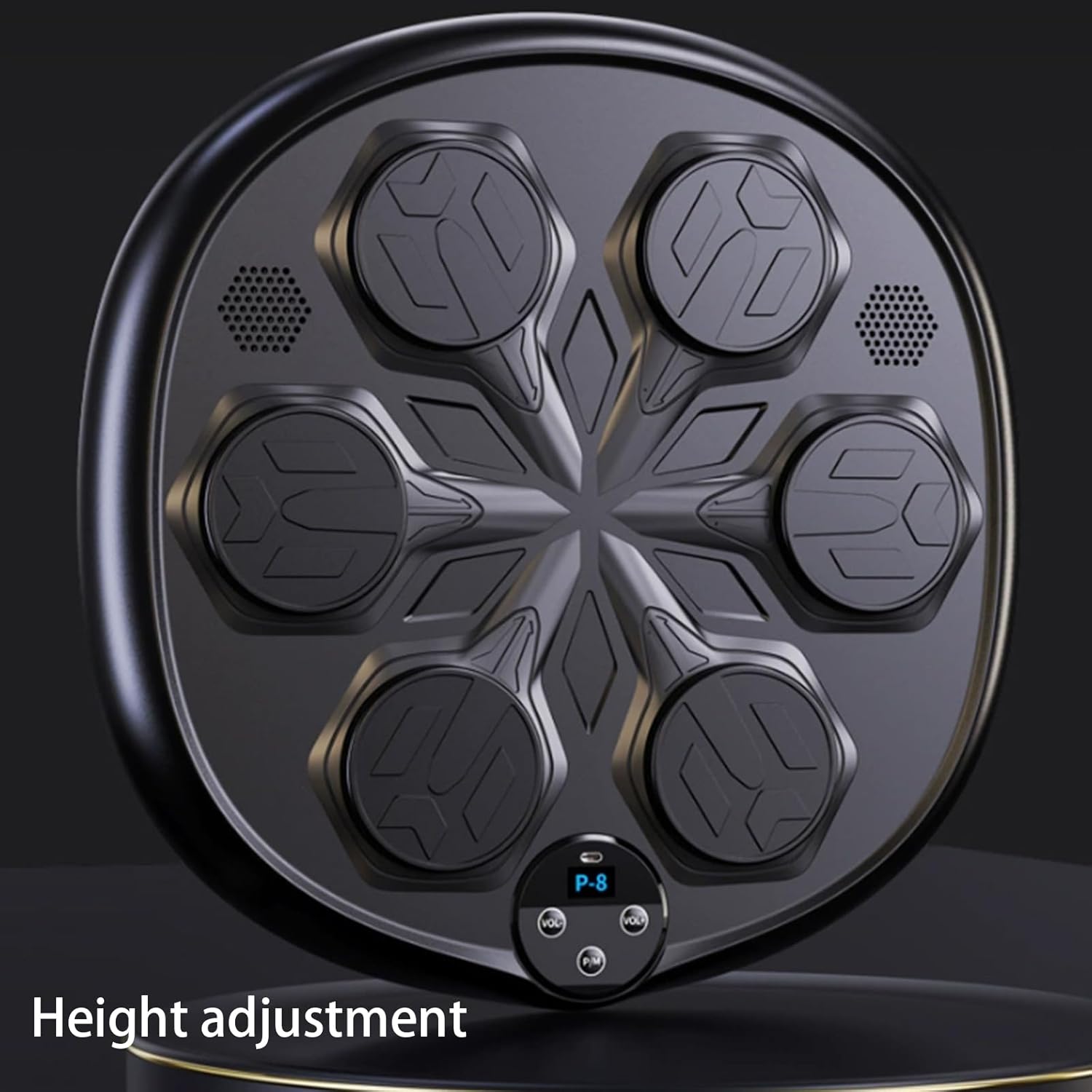 Music Boxing Target,Home Fitness Equipment,PU Flexible Target Surface,Hitting Light Effect,Wall Target