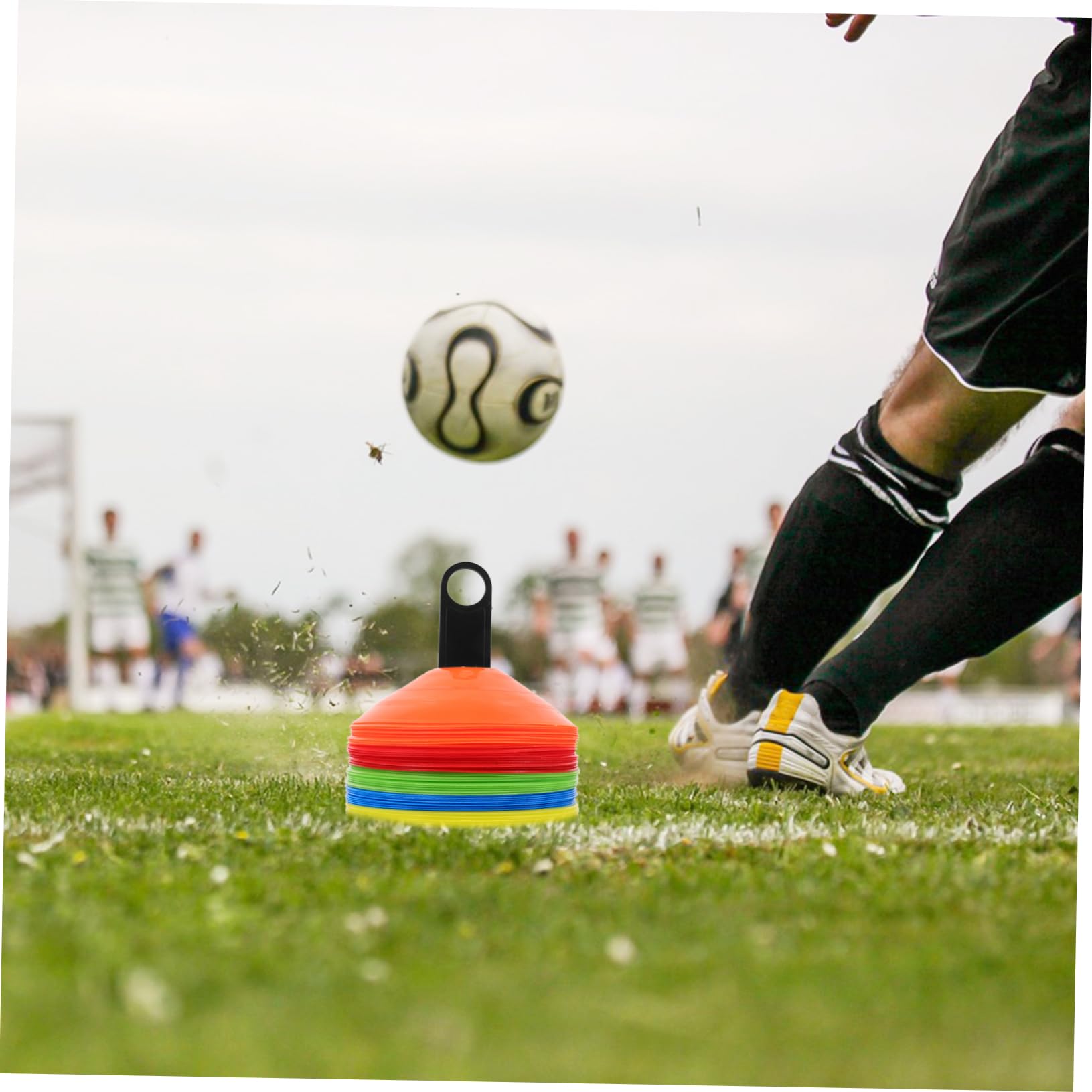 Coni Calcio in Plastica Coni per Allenamento Sportivo Agilità per Calcio e Basket